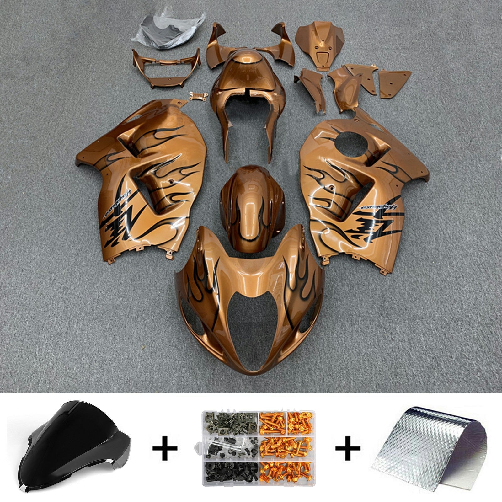Suzuki Hayabusa GSX1300R 1999-2007 Fairing Kit Bodywork Plastic ABS