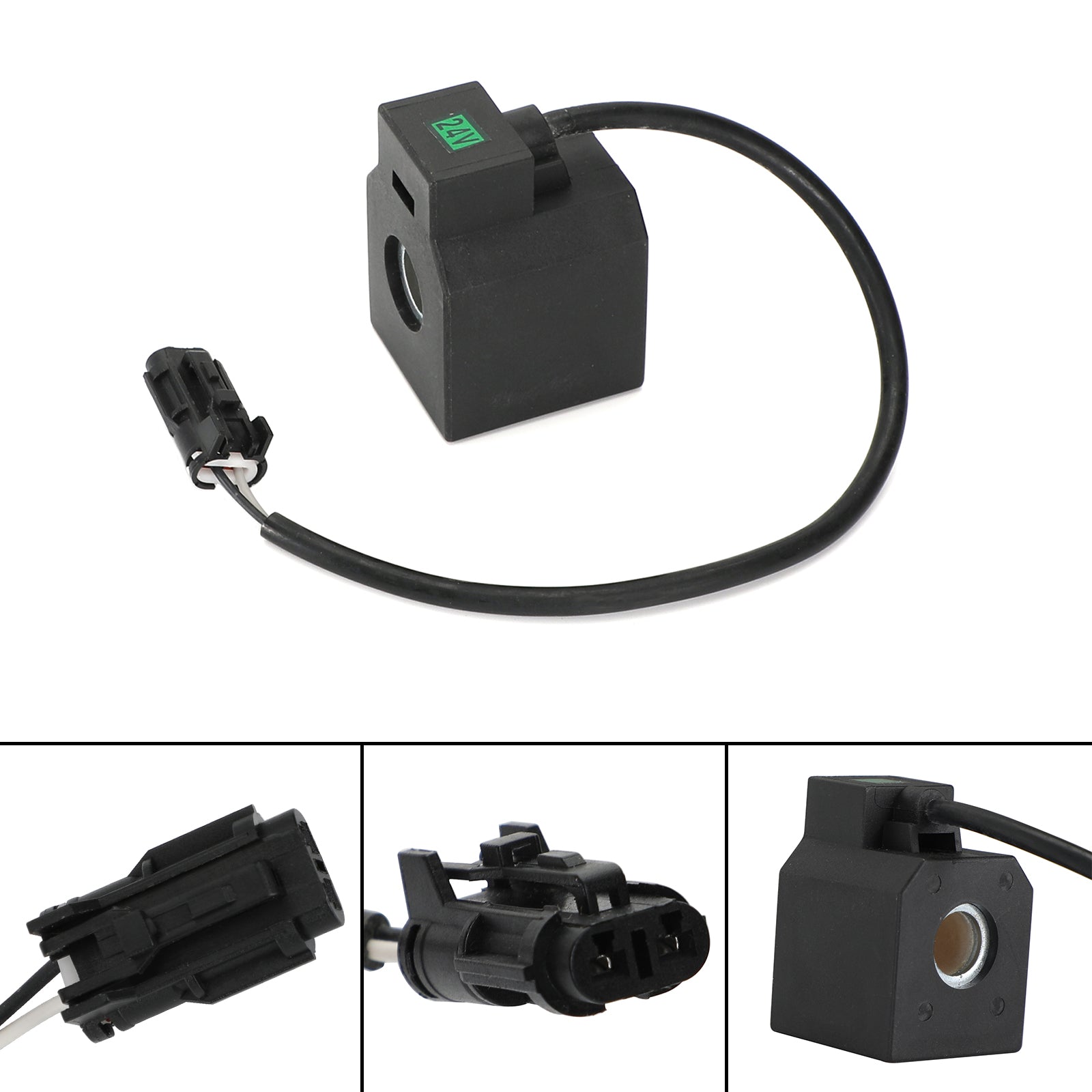 현대 R55 R210-5 R220-5 굴삭기에 맞는 24V DC 솔레노이드 밸브 코일 1개