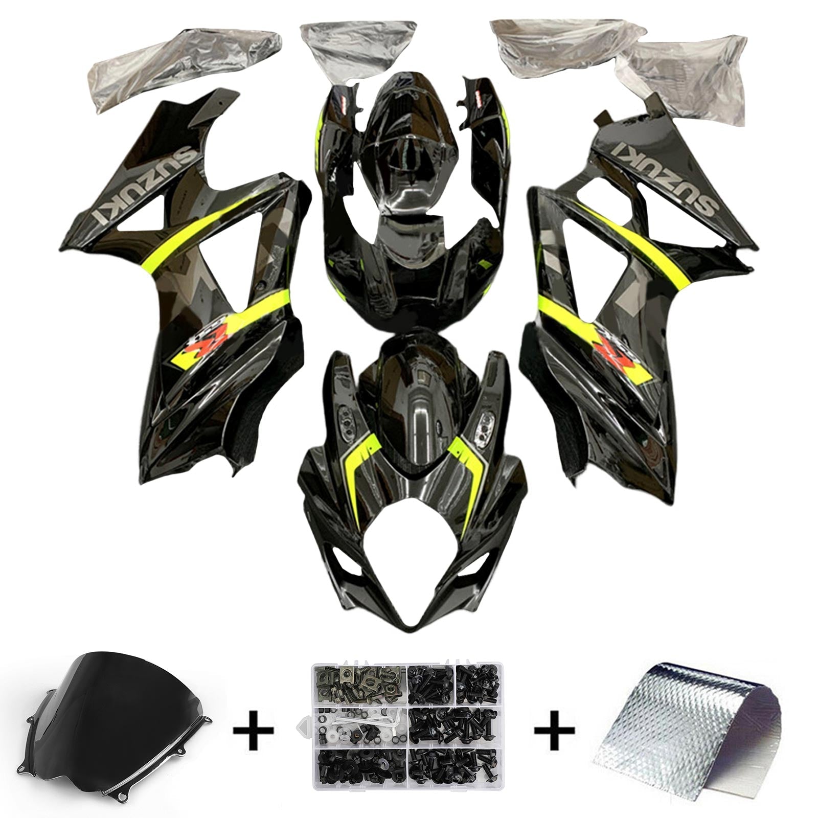 Suzuki GSXR1000 2007-2008 K7 Fairing Kit Bodywork Plastic ABS