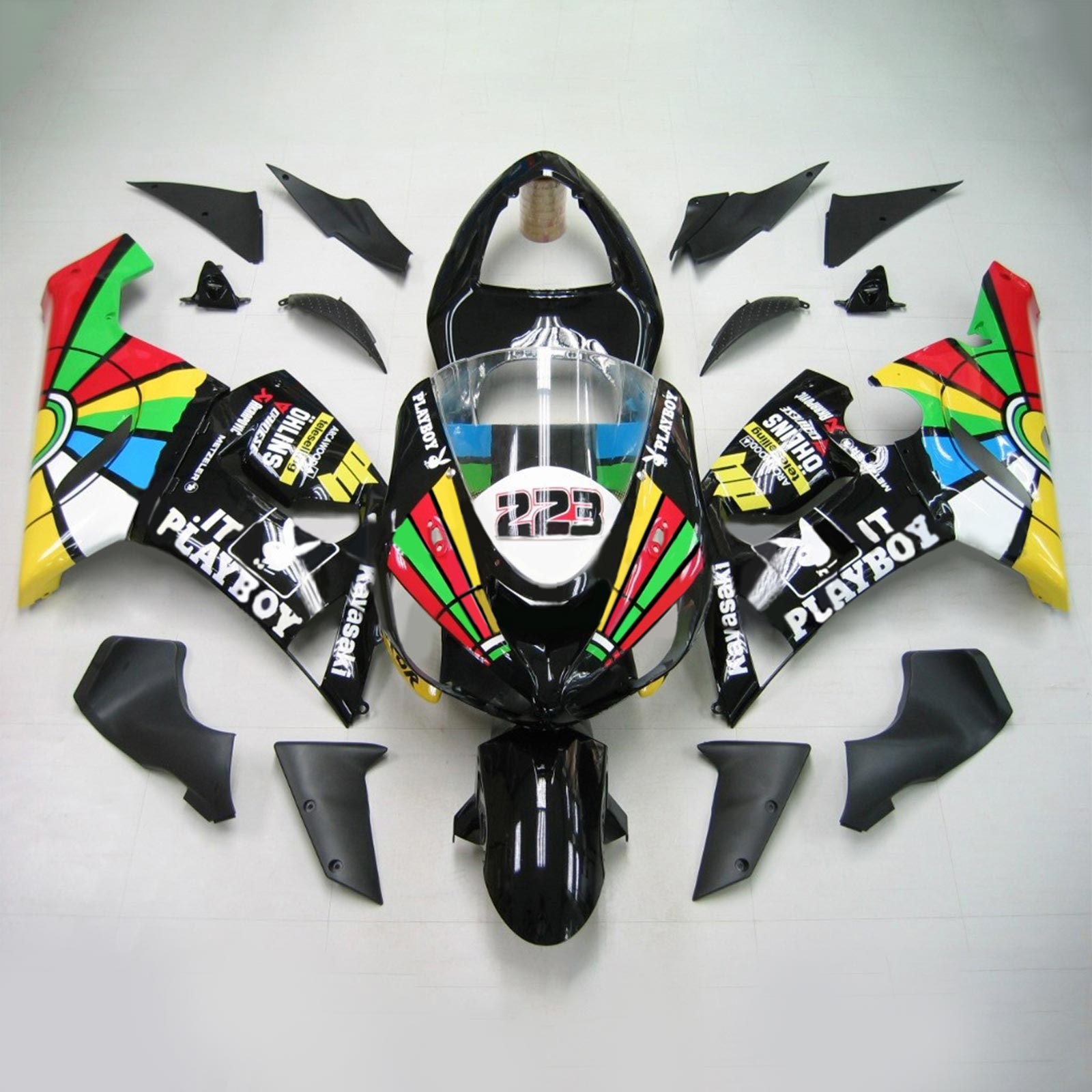 Kit Carenado Para Kawasaki ZX6R 636 2005-2006 Genérico