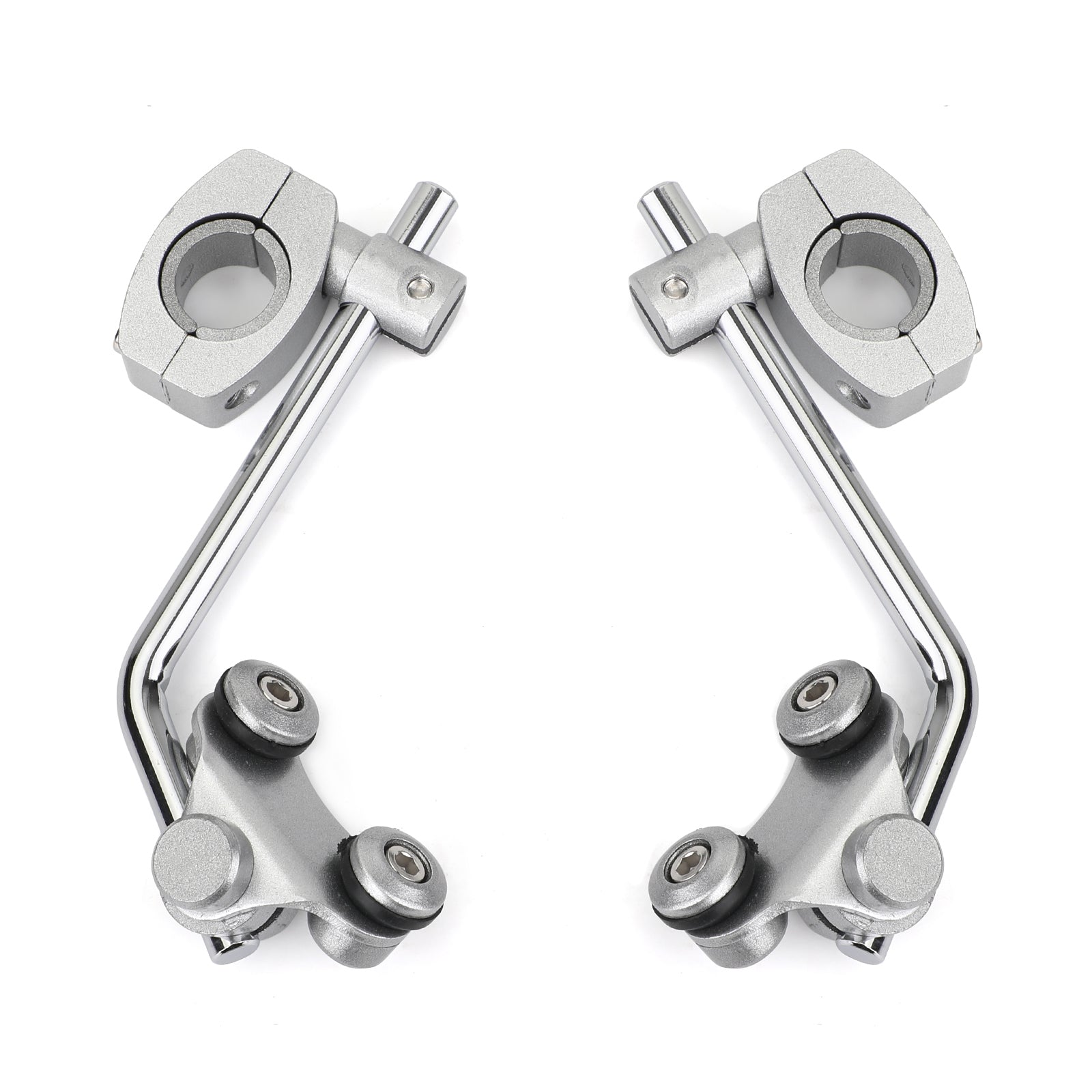 Universal Motorcycle 7/8'' 22mm Standard Handlebar Windshield Bracket Mount Clamp Generic