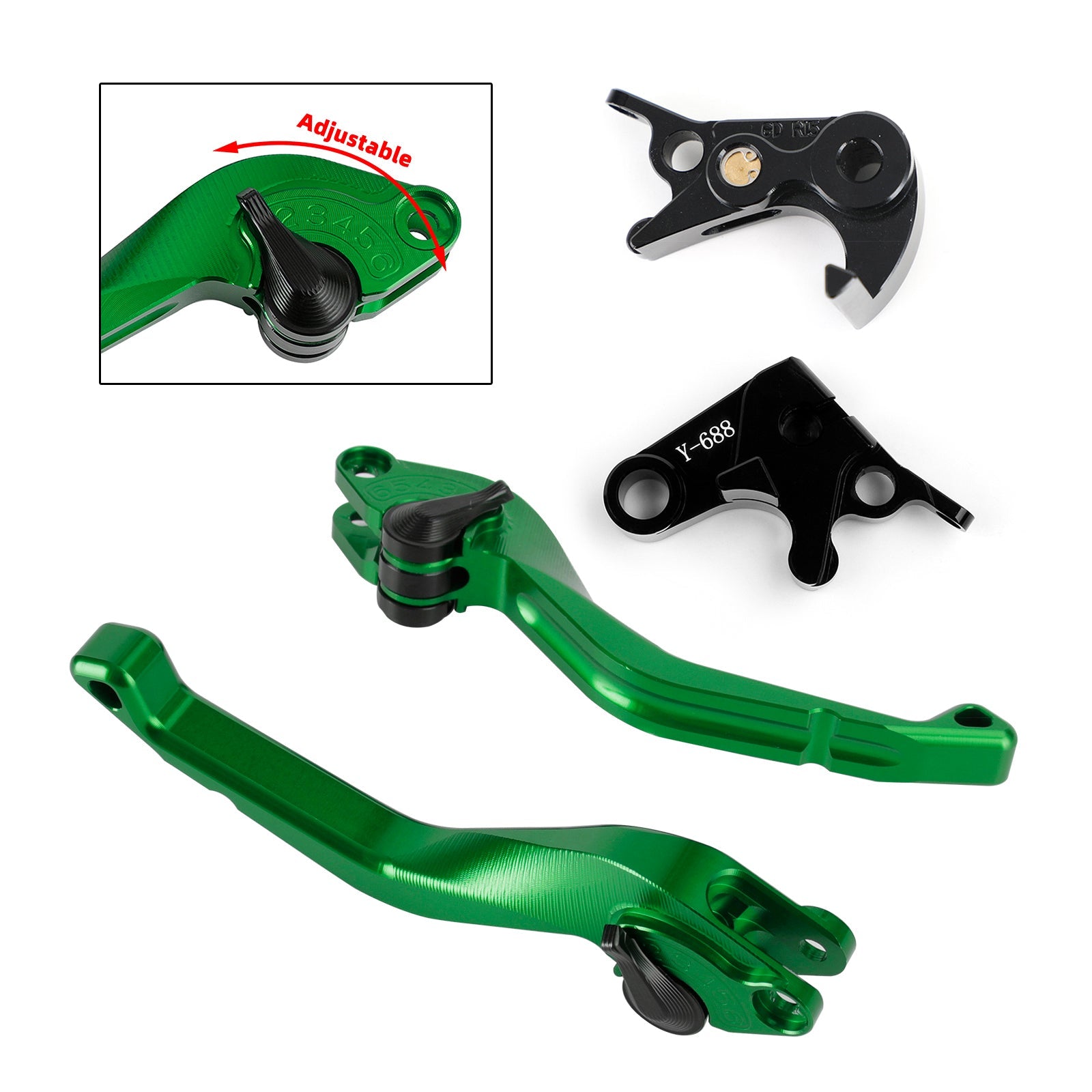 Palanca de freno de embrague corto para Yamaha YZF R1 R1S R6 MT-09/SP Tracer