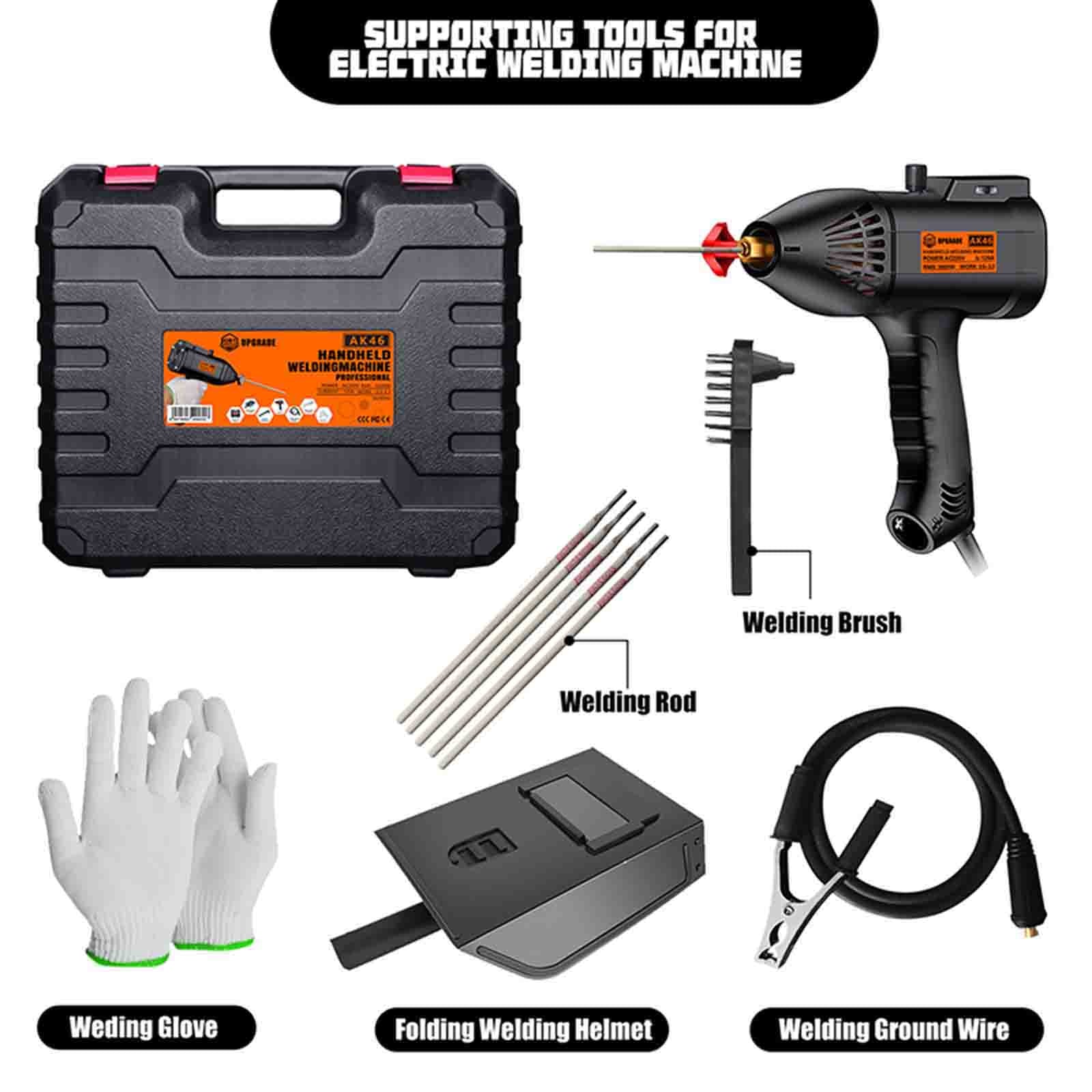 Handheld Arc Welding Machine Automatic Digital Current Adjustment Welder 110V