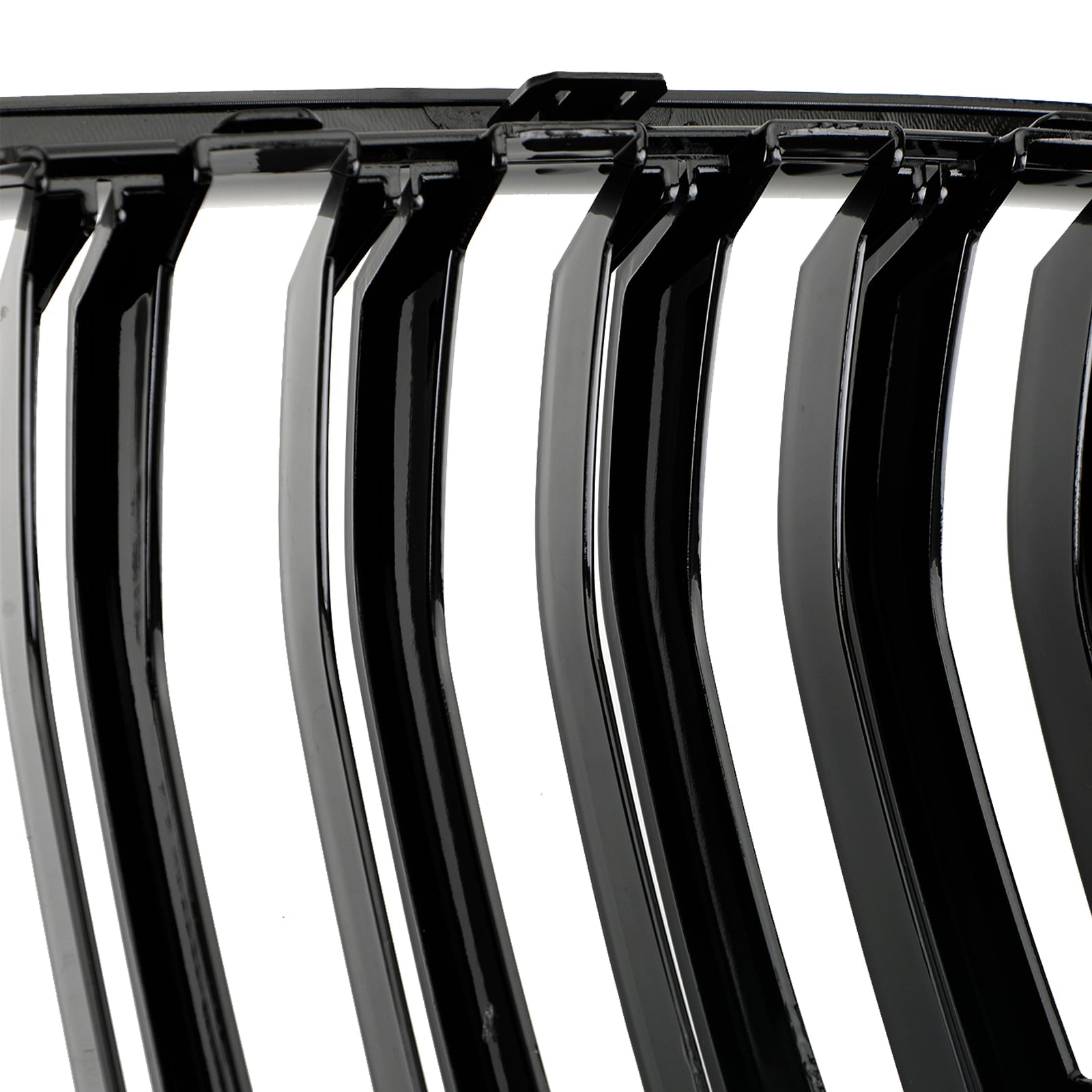 BMW X3 F25 2011-2014 Parrilla de rejilla de riñón de parachoques delantero negro brillante de doble línea
