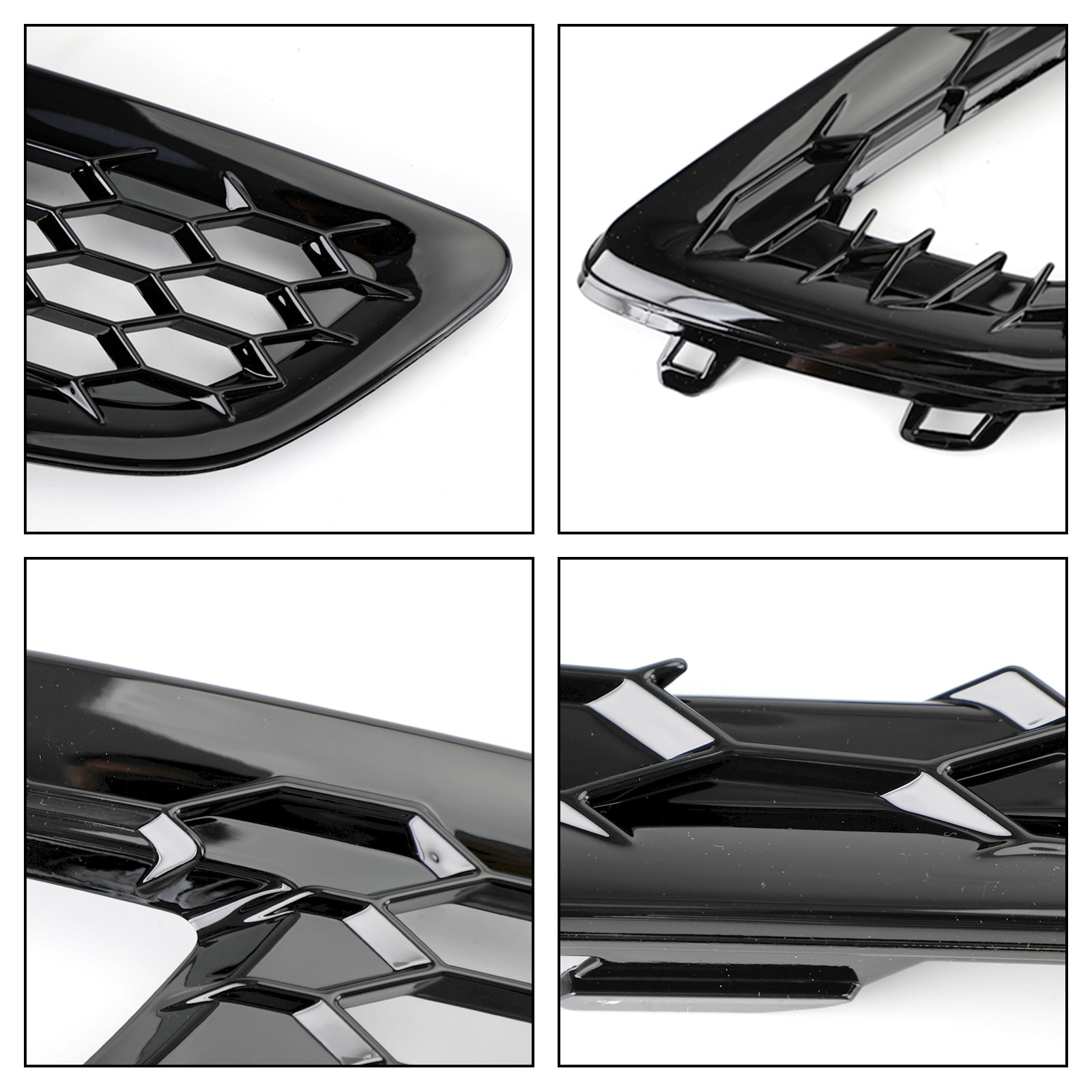 Ford Focus 2015-2017 Pair Front Bumper Fog Light Lamp Cover Bezel Grill