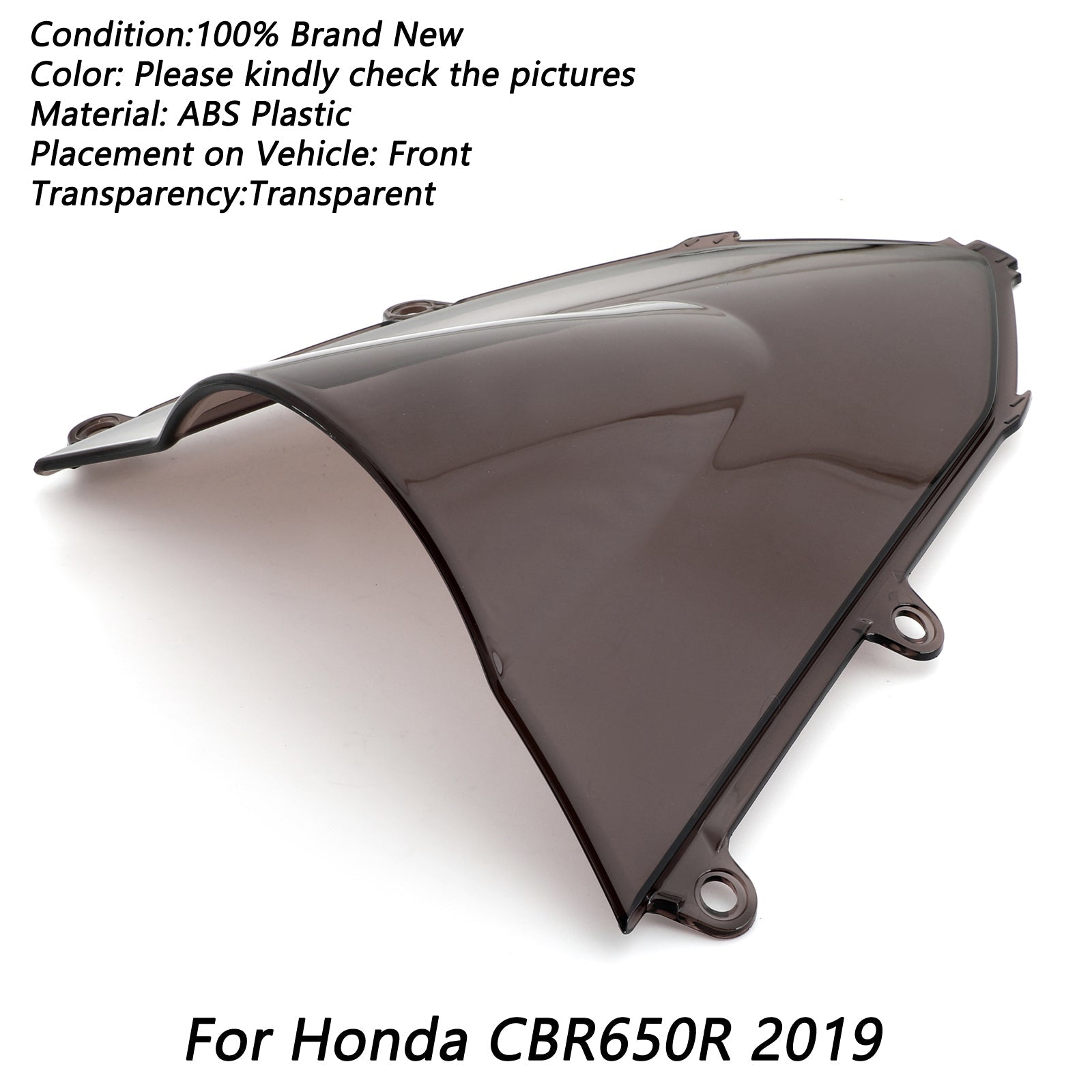 Windshield Windscreen For Honda CBR650R CBR 650 R 2019-2023 Generic