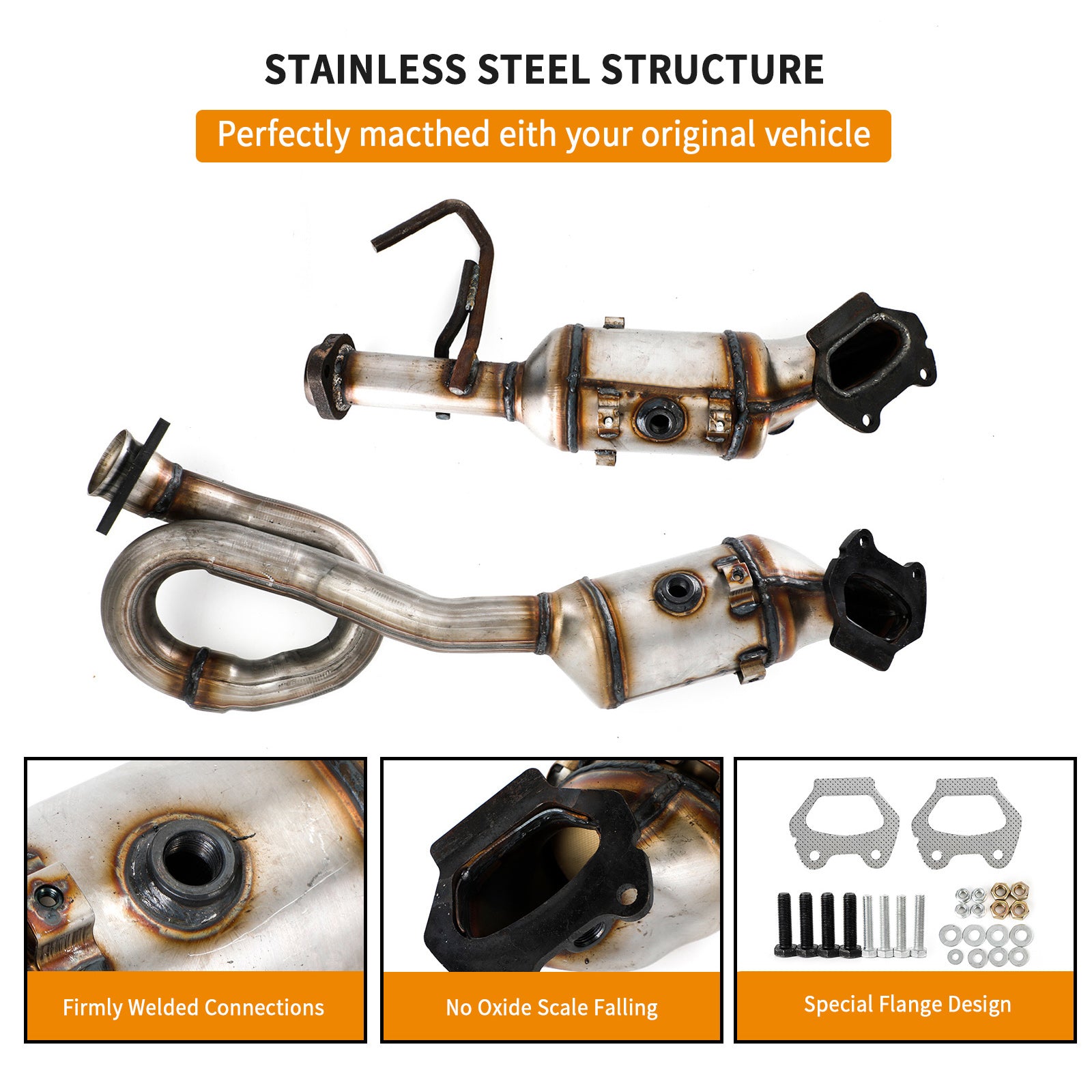 Jeep Wrangler 3.6L V6 2012-2017 Left & Right Catalytic Converter Set