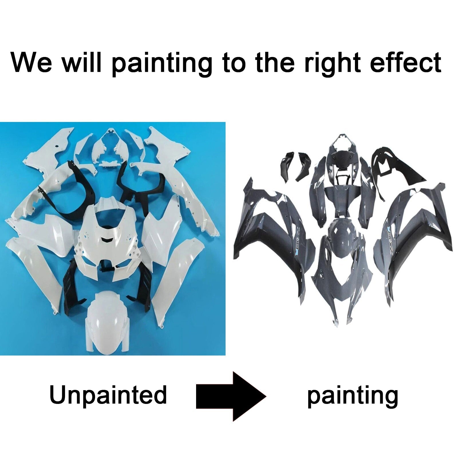 Kawasaki ZX-10R ZX-10RR 2021-2025 Fairing Kit Bodywork ABS