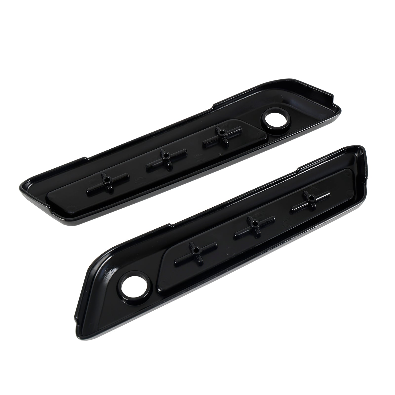 투어링 로드 글라이드 킹 14-23 카본 그레이용 사이드 러기지 새들백 래치 커버 뚜껑