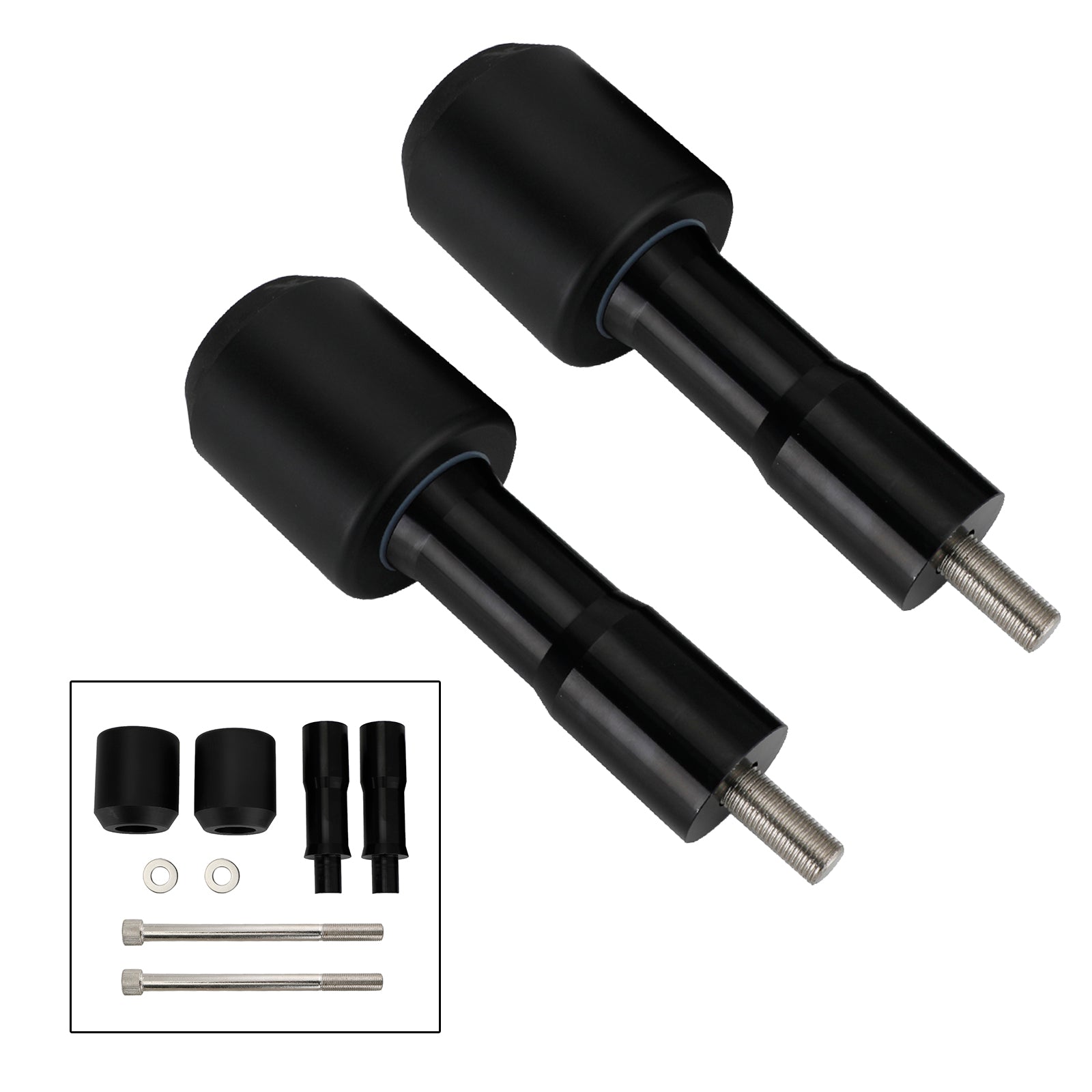 Aluminum Frame Crash Sliders Protection Black Fit For YAMAHA YZF-R7 YZF R7 21-23