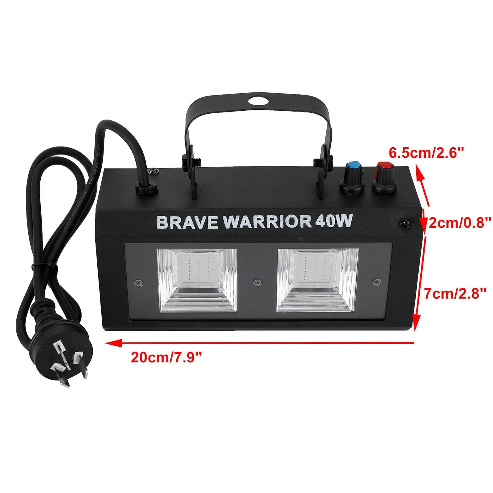 40W/60W/100W RGB+White DJ Disco Strobe Lights Remote Control Sound Flash Party