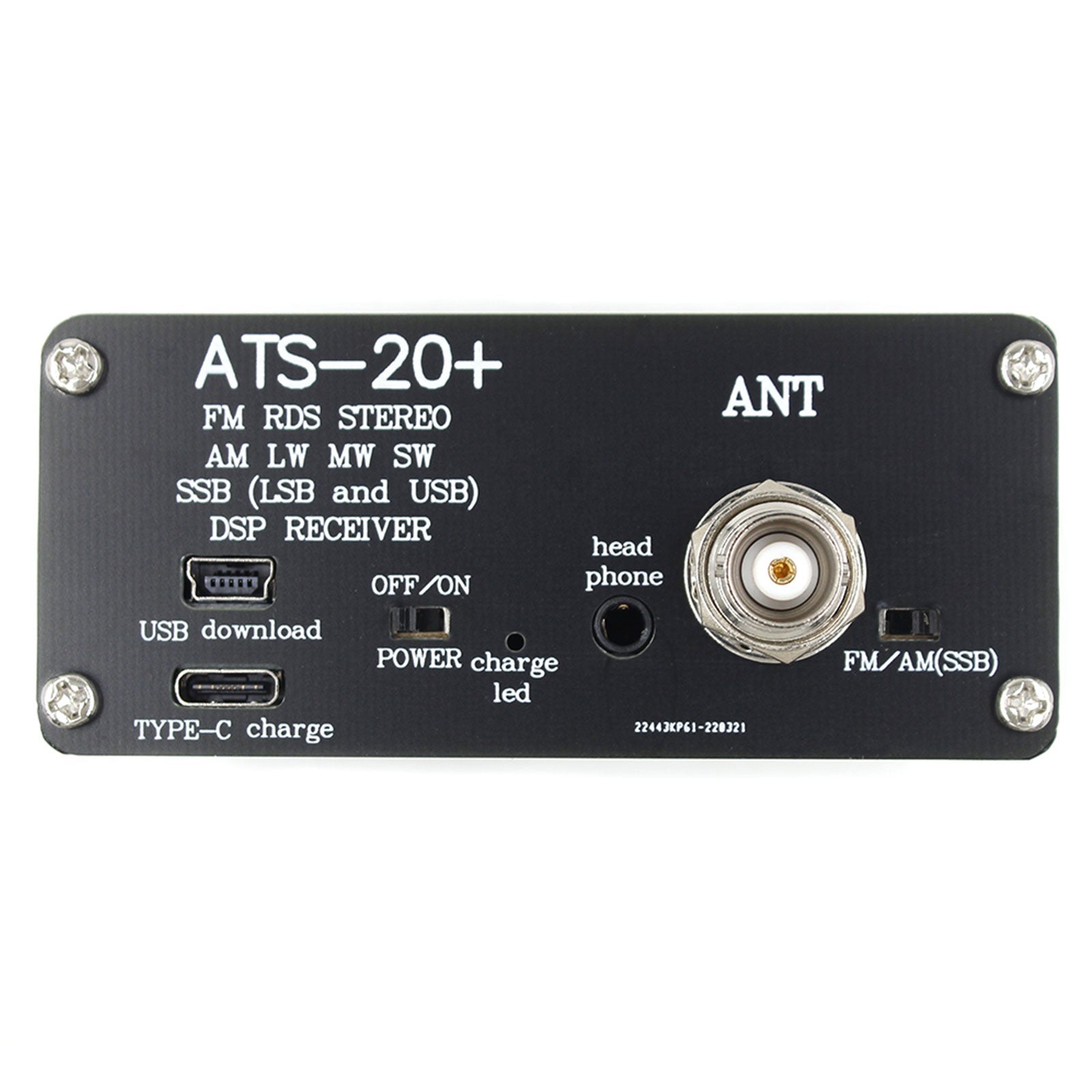New ATS-25+ Si4732 All Band DSP Radio Receiver FM LW MW SW w/ 2.4" Touch Screen
