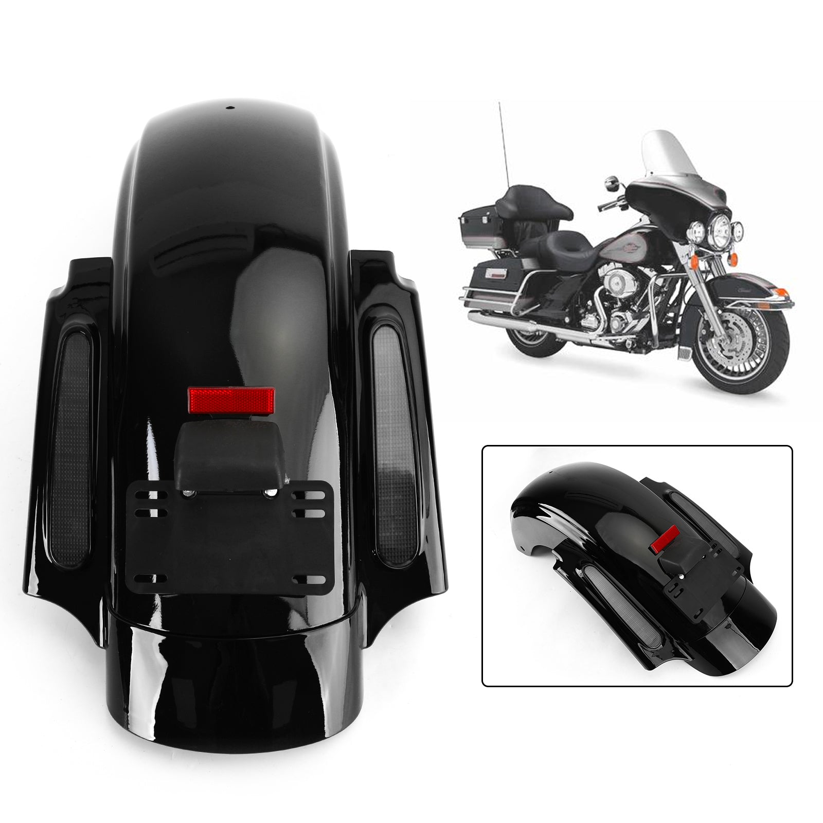 2009-2013 Touring Electra Road Street Glide FLHR Rear Fender LED System