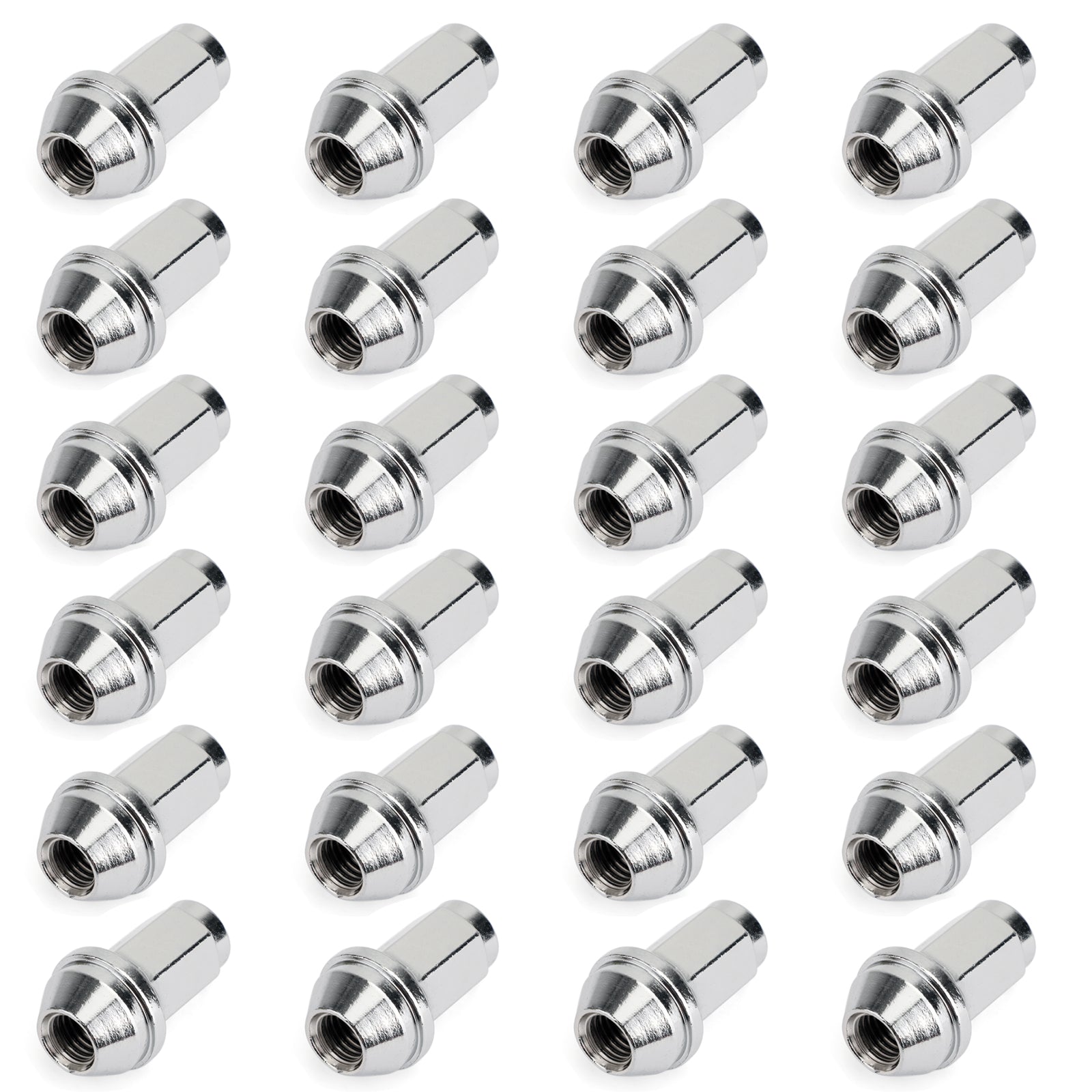 14x2 Carbon Steel Lugs Nuts For Ford F150 Expedition Lug 4L3Z-1012-A 24pcs Generic