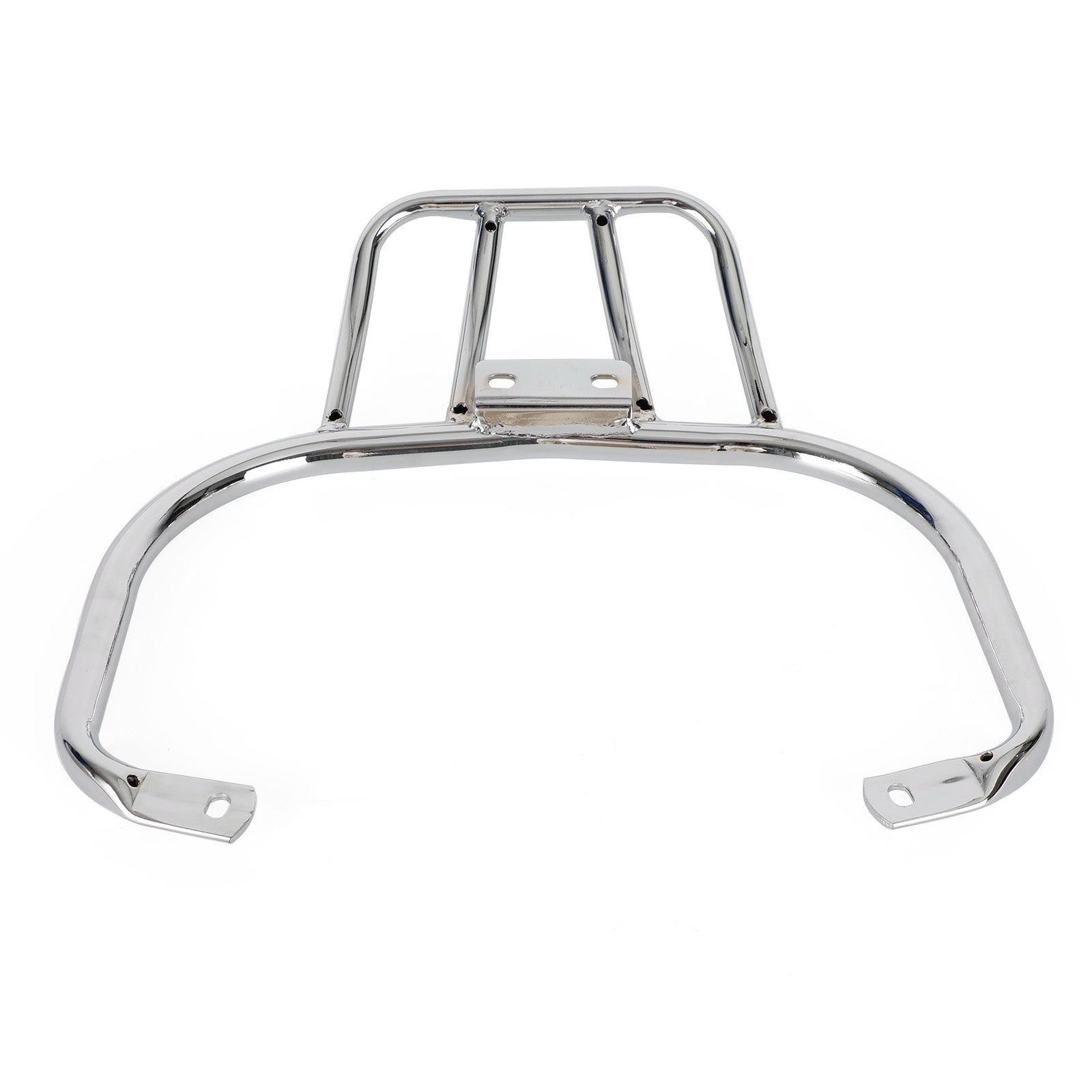 CHROME REAR LUGGAGE CARRY SUPPORT RACK W/ GRAB HANDLE FOR VESPA GTS GTV GTL GT Generic