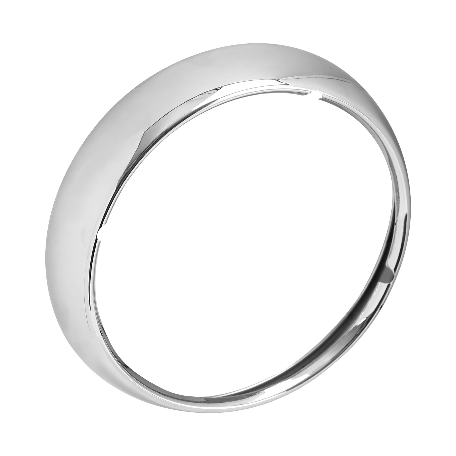 7" Chrome Headlight Trim Ring Light Cover for Touring Road King 67712-83A Generic