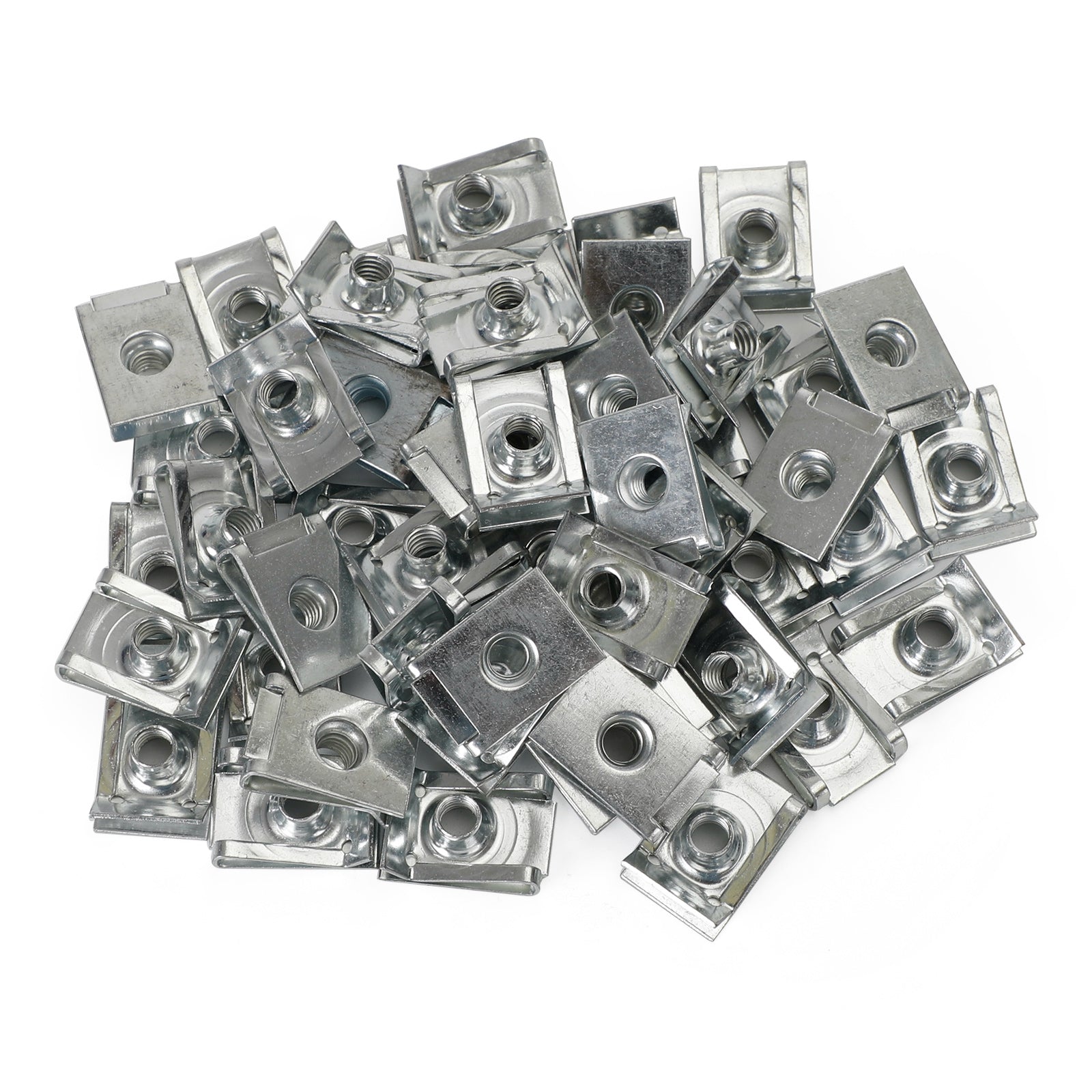 50x Motorcycle Faring Bolt Nut Zinc-plated Screw Clip Speedclips 6mm For Honda Generic