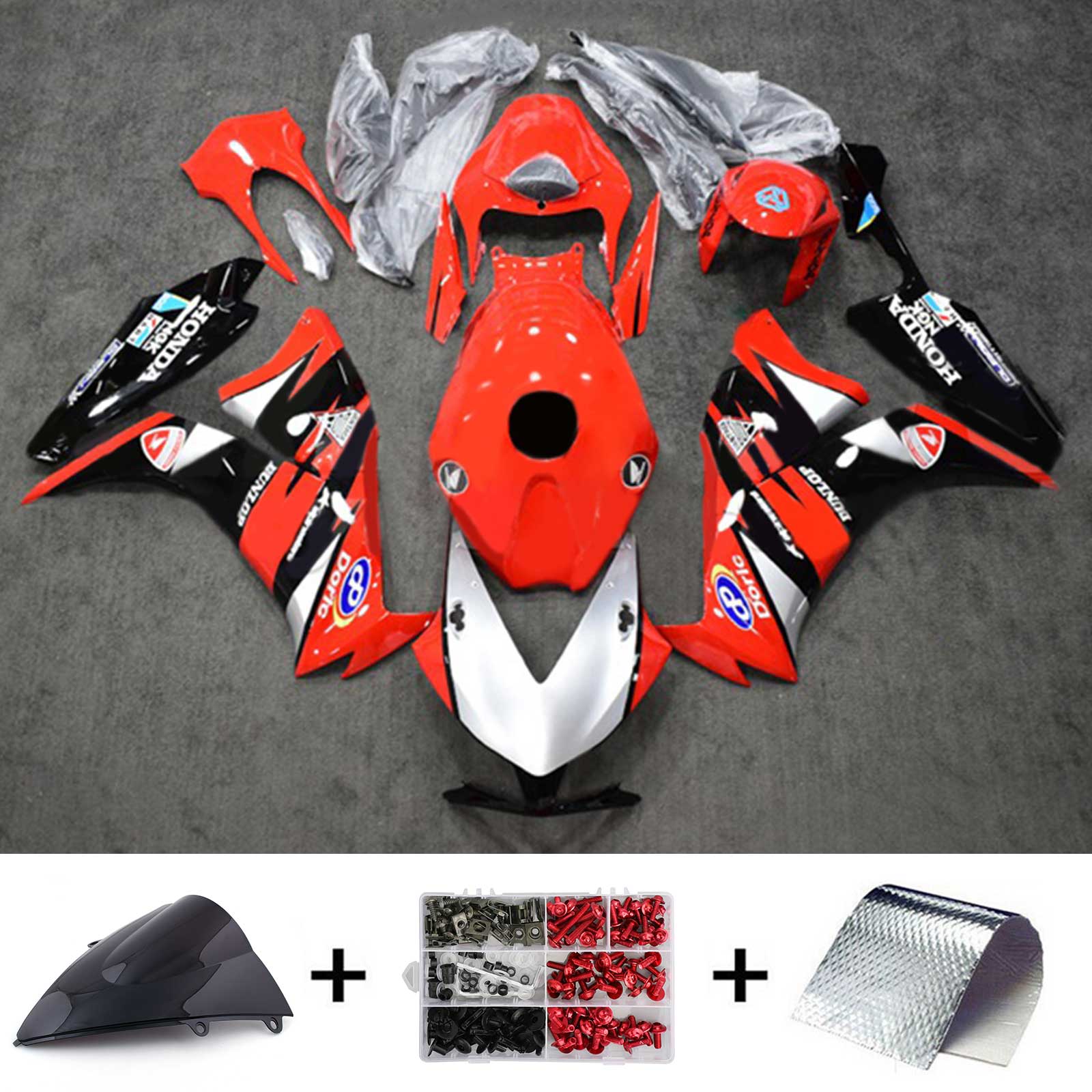 Honda CBR1000RR 2012-2016 Kit Carenado Carrocería Plástico ABS