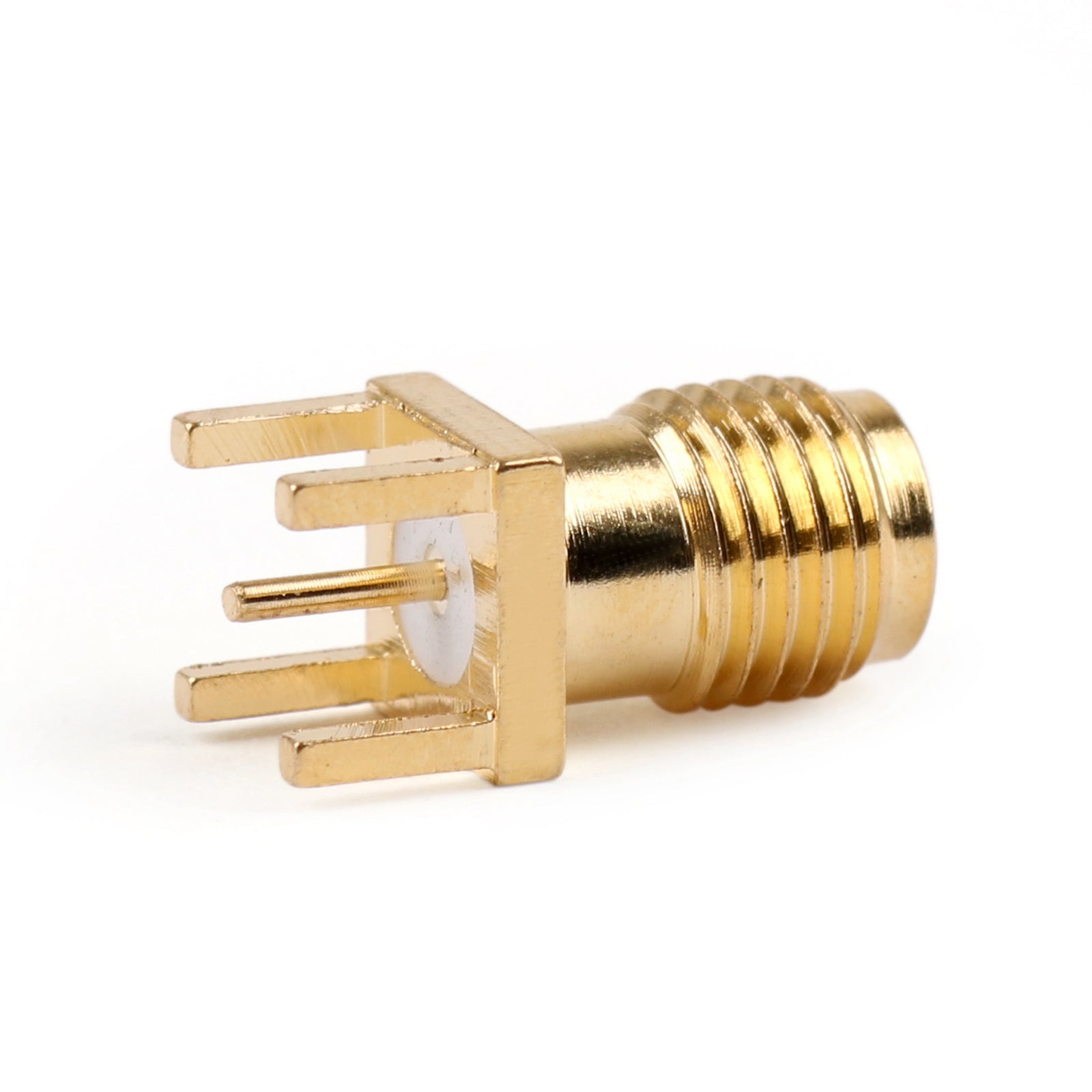 10x SMA Female Jack Solder PCB Board Mount Straight RF Connector Positive Feet