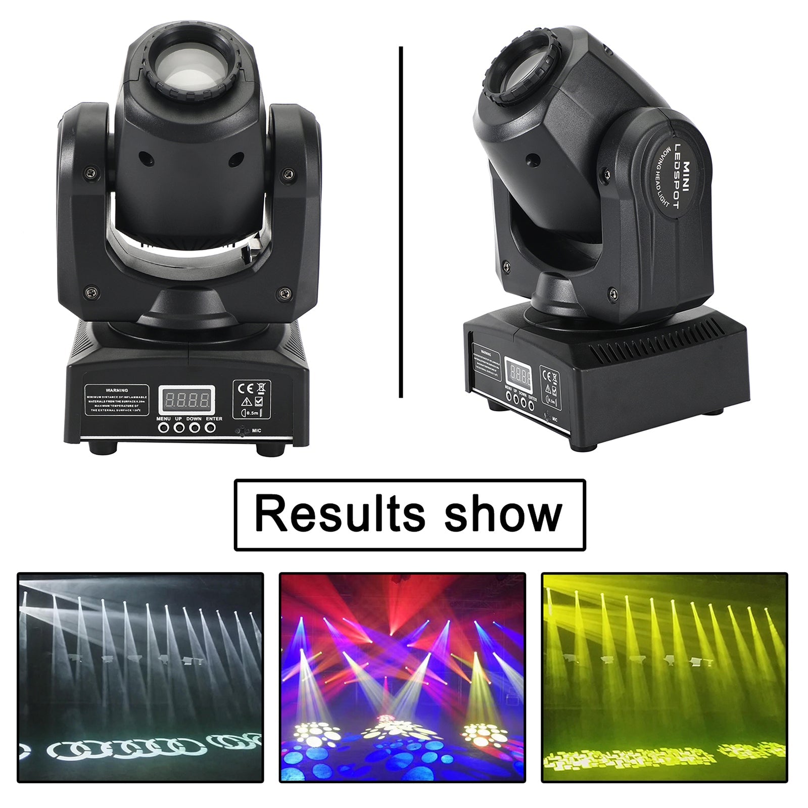 2Pcs/4Pcs 120W 8Gobo Moving Head Stage Lighting RGBW LED DMX Beam Disco Party Light