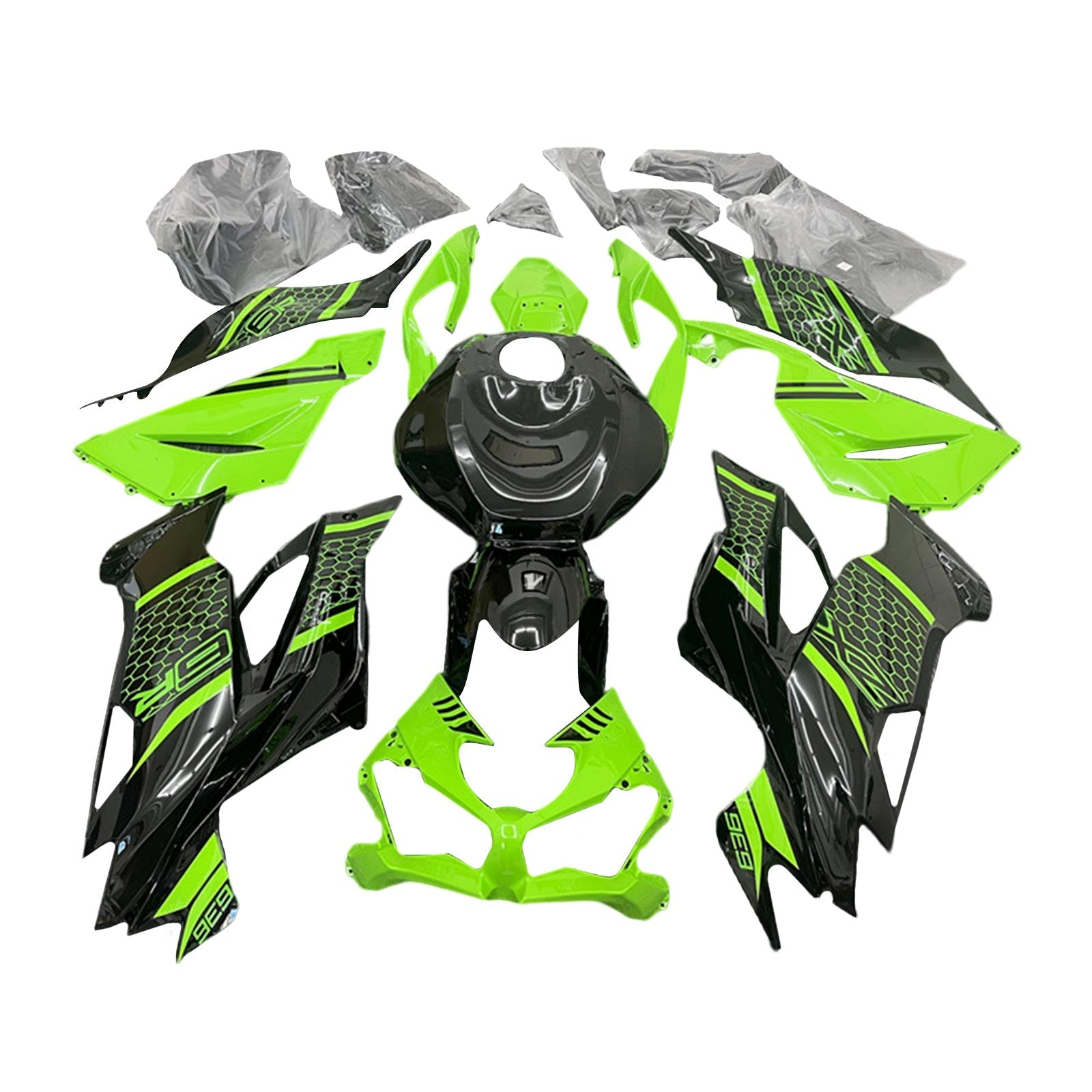 Kawasaki ZX6R 2019-2023 Fairing Kit Bodywork Plastic ABS