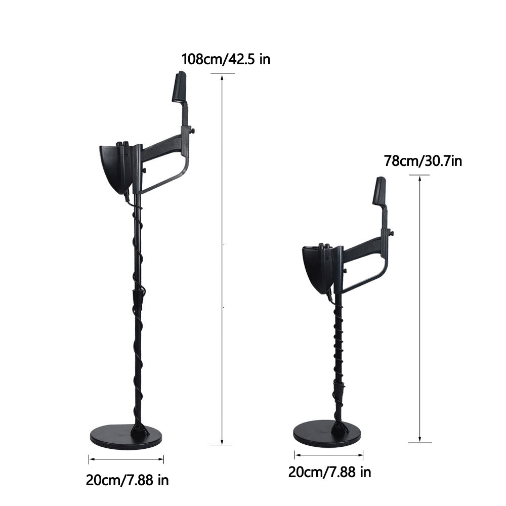Detector de metales 7.8" Hunter Deep Sensitive Viene con auricular de pala