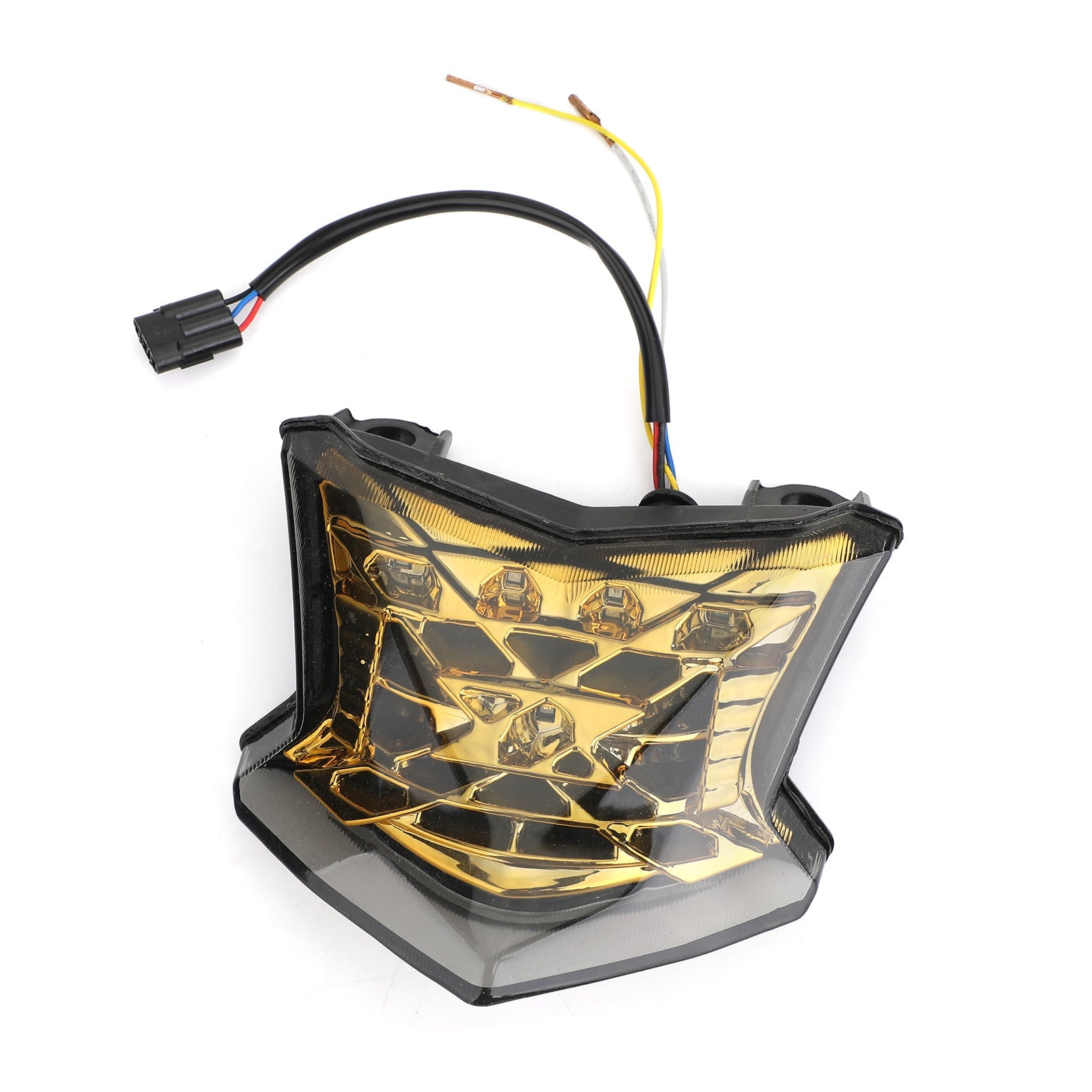 LED Brake Turn Signals Taillight For Kawasaki Z650 Ninja 650 Z900 17-24 Silver Generic