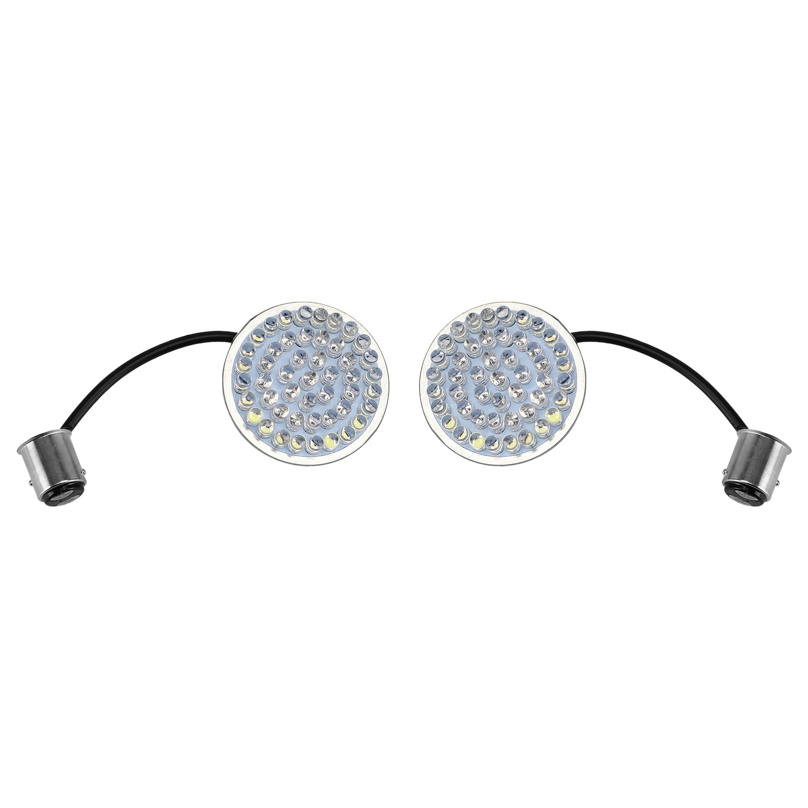 2Pcs 1157 LED Turn Signals Blinker Light For Dyna Softail Street Glide Road King Generic
