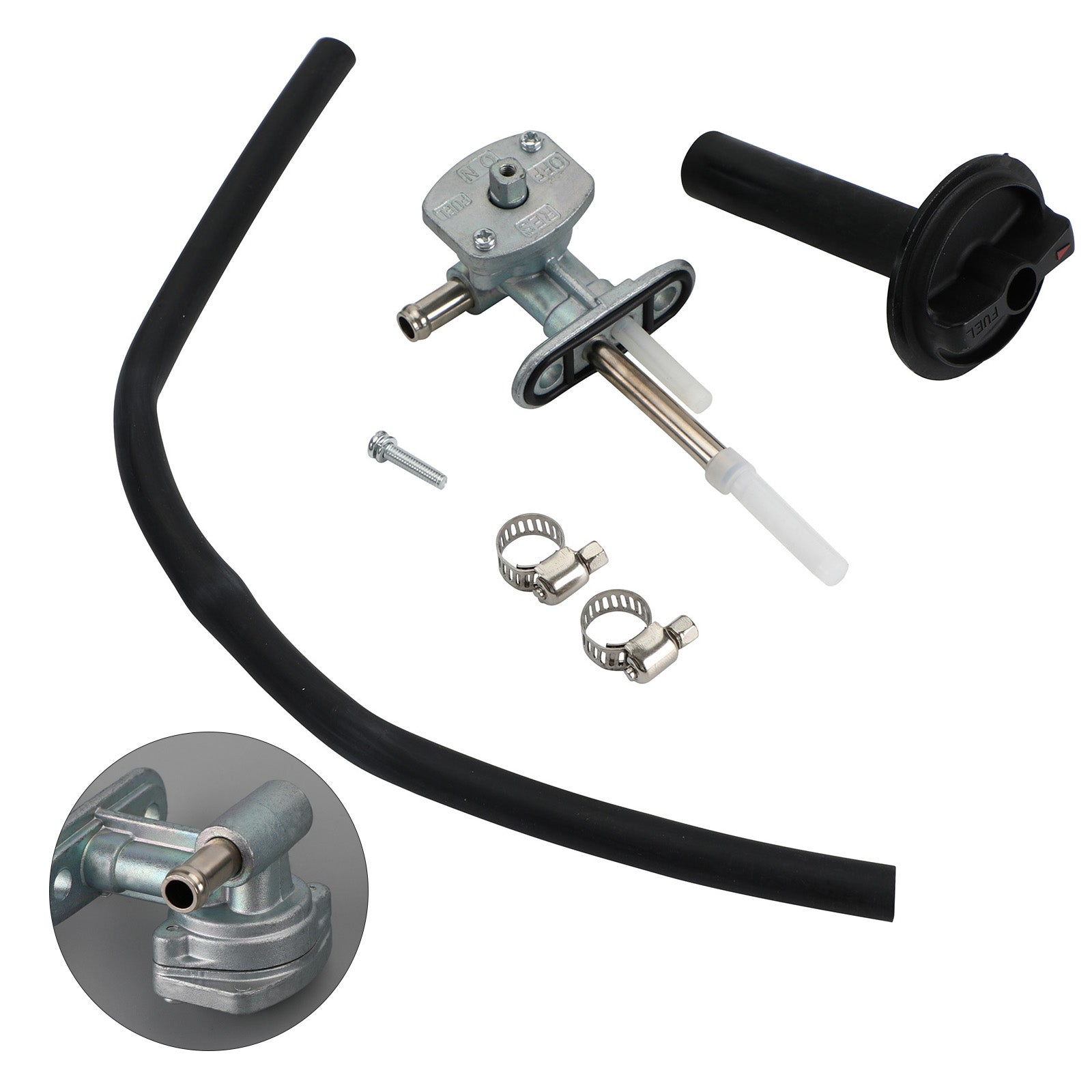 야마하 그리즐리 YFM350 YFM660 5KM-24500-10 일반용 연료 밸브 페트콕 및 레버 나사