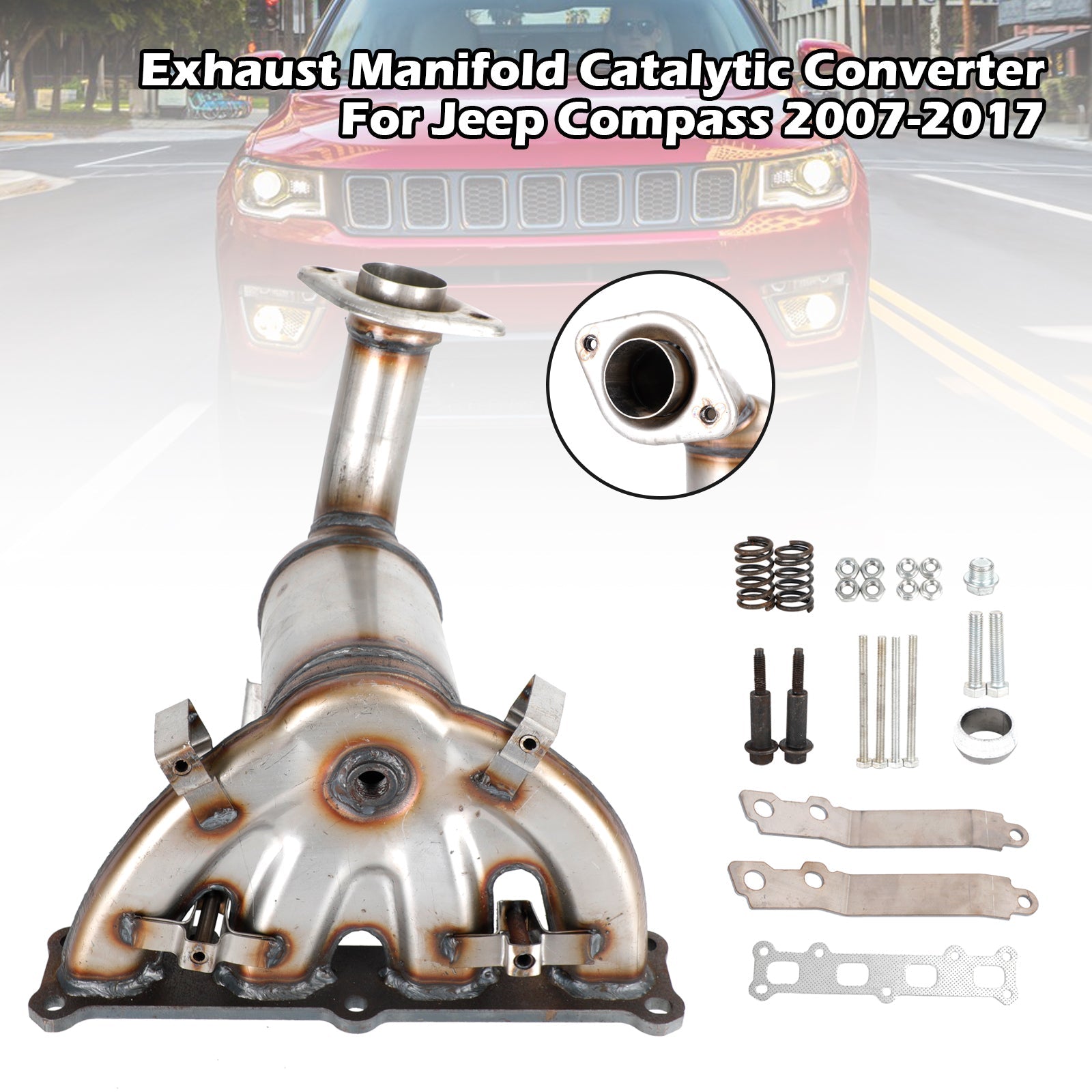 지프 컴패스/패트리어트 2.4L 2007-2017용 배기 매니폴드 촉매 변환기
