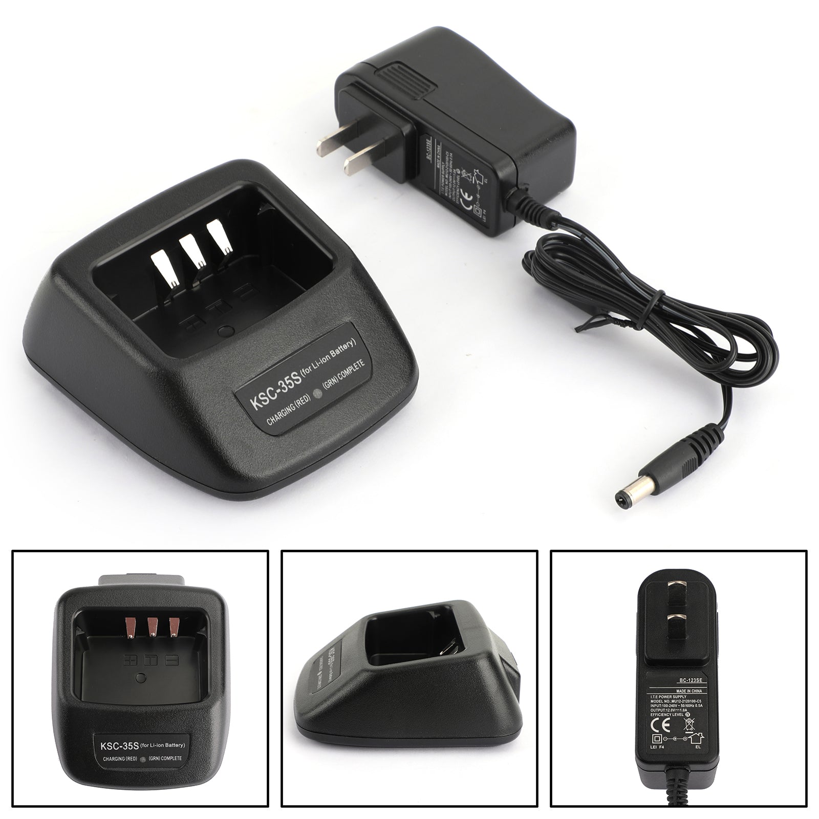 KSC-35S Desktop Rapid Charger For Kenwood KNB-45L TK3400 TK2400 TK2402 TK2300