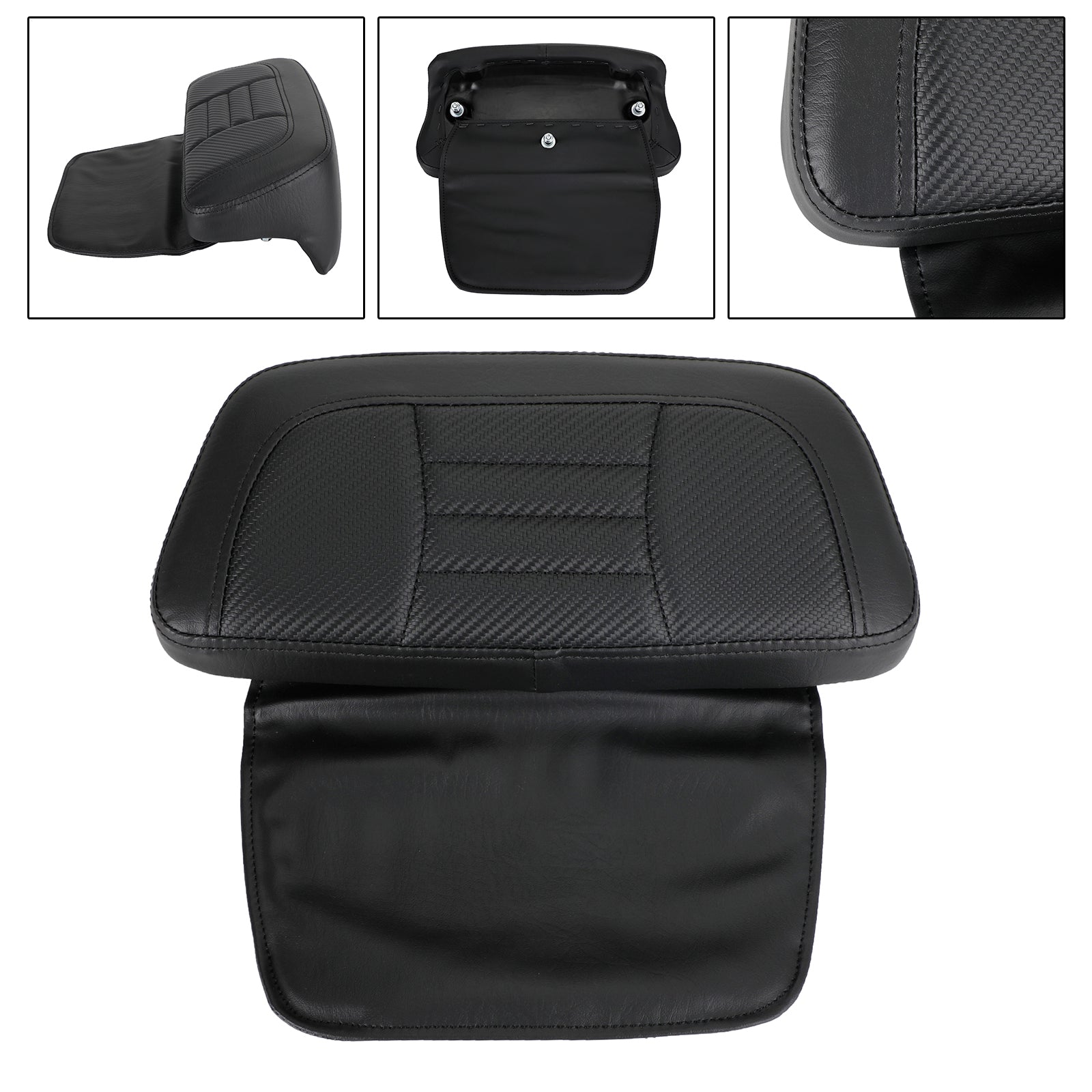Chopped Pack Trunk Backrest Pad fit for Tour Pack Touring FL Road Glide 2014-Up
