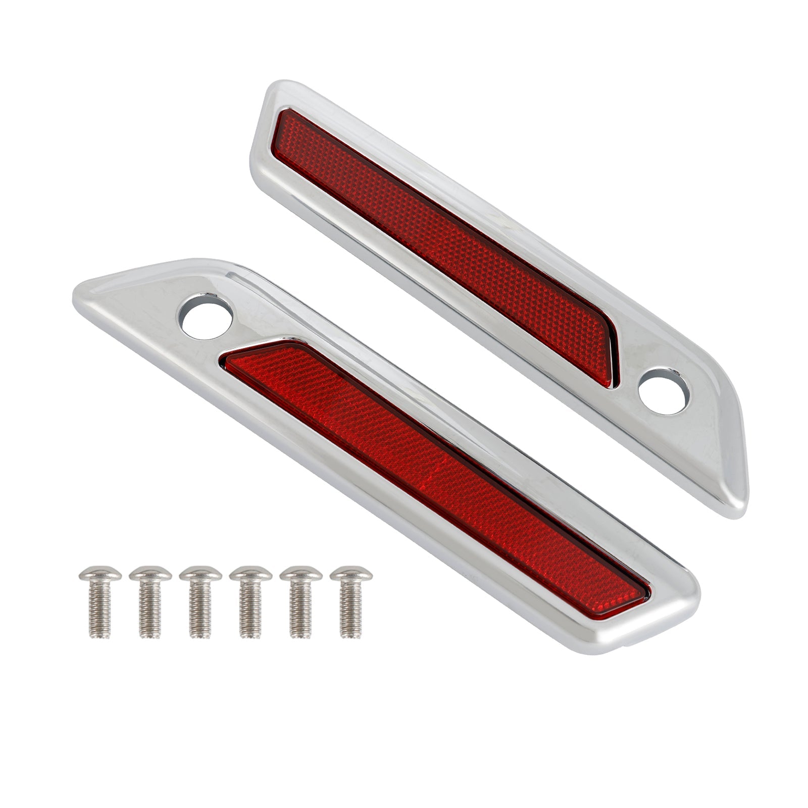 투어링 로드 글라이드 킹 14-23 카본 그레이용 사이드 러기지 새들백 래치 커버 뚜껑