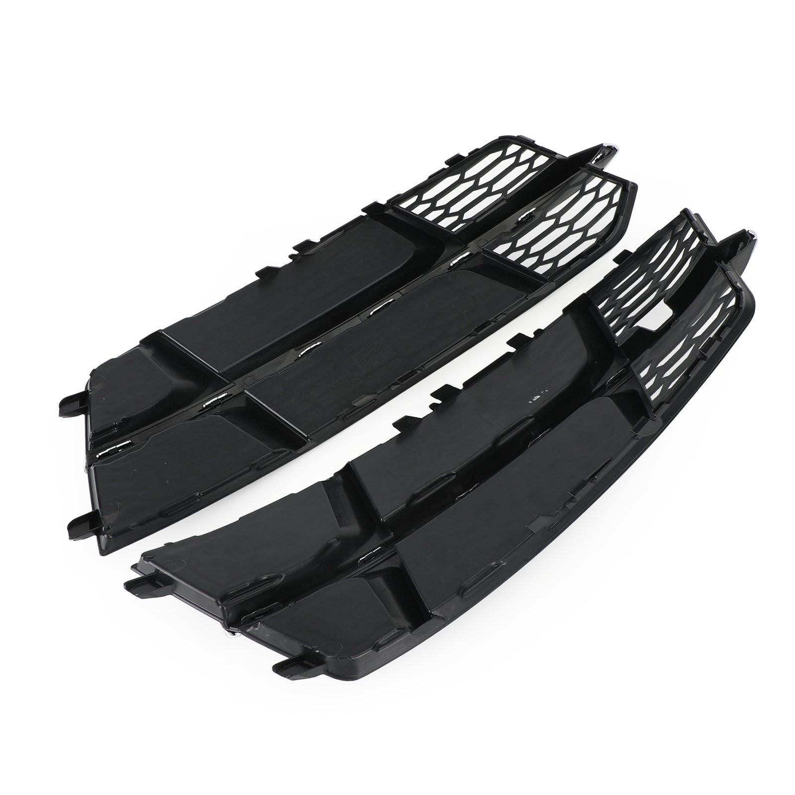 Front Bumper Lower Grille Grill Fit Audi A6 C7 S-Line 2016-2018 Black Chrome Generic