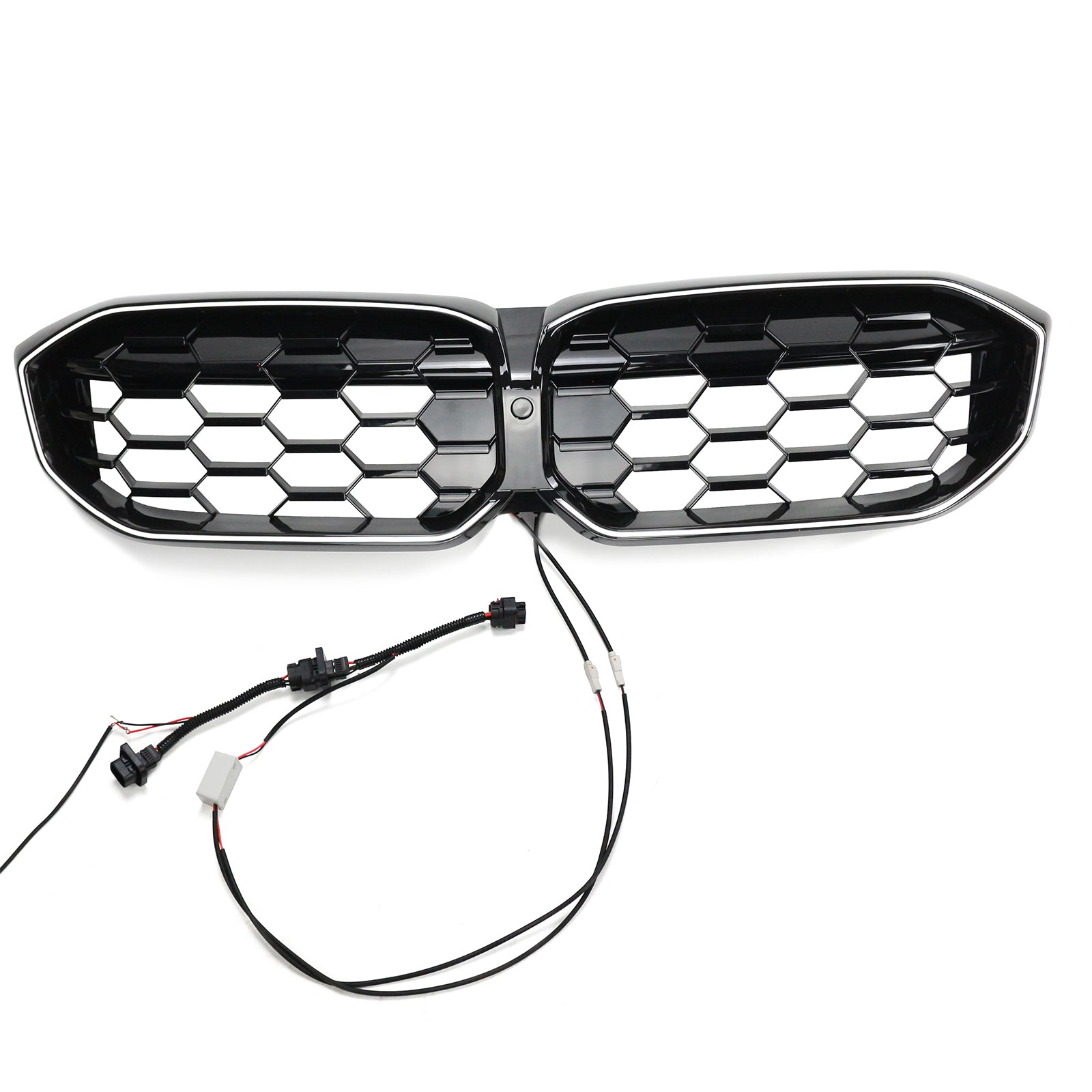 BMW 3 Series G20 G28 2023-2024 Diamond Gloss Black Front Kidney Grille Mesh