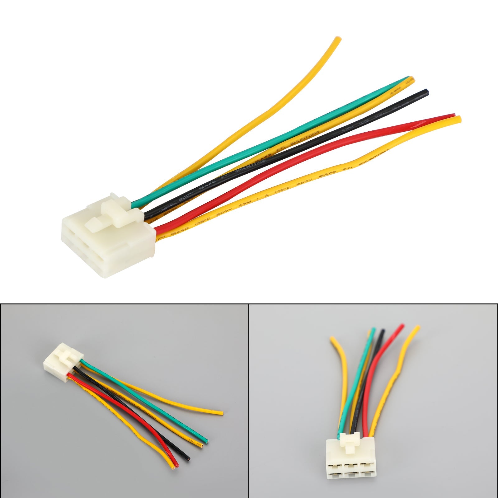 Regulator Rectifier Connector Plug fit for Honda NX125 Kawasaki ZZR600 ZR-7 Generic