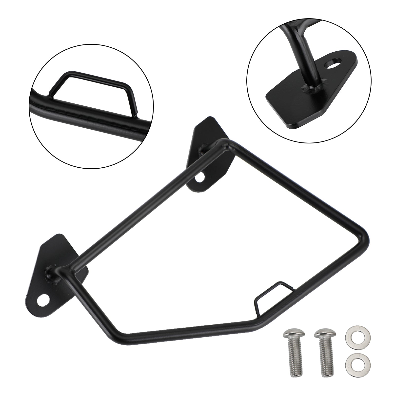 Side Saddle Bag Mounting Bracket Black Fit for HONDA CM/CMX 250/300/500 17-22