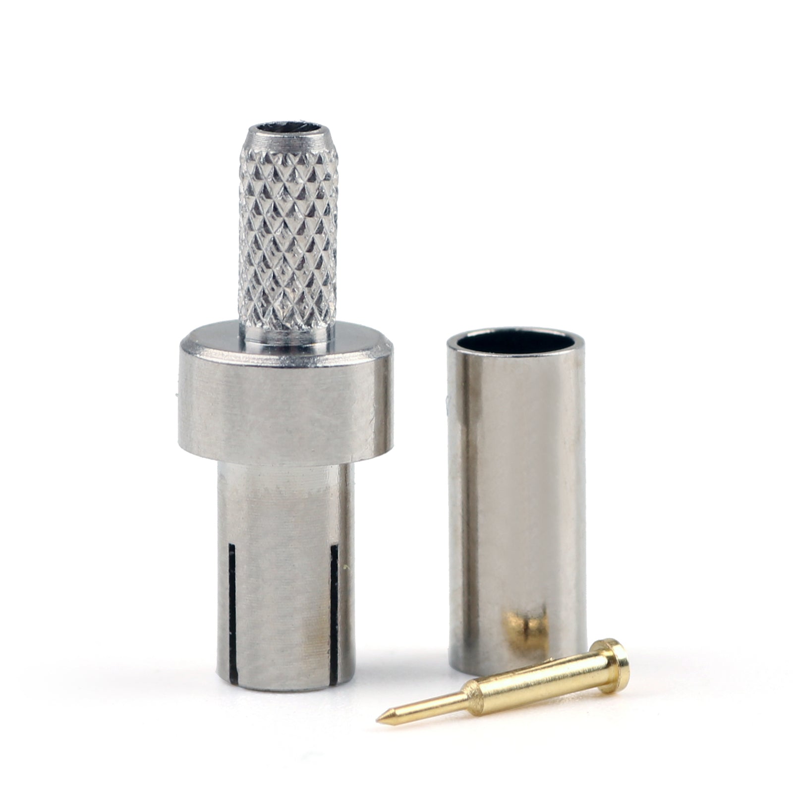 10 piezas conector TS9 macho enchufe Crimp RG174 RG316 LMR100 Cable recto níquel