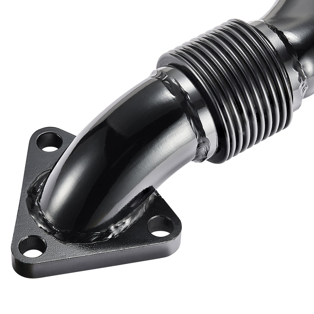 2001-2016 LB7 LLY LBZ LMM LML 6.6L Duramax Passenger Side Exhaust Up-Pipe w/ Gaskets Generic