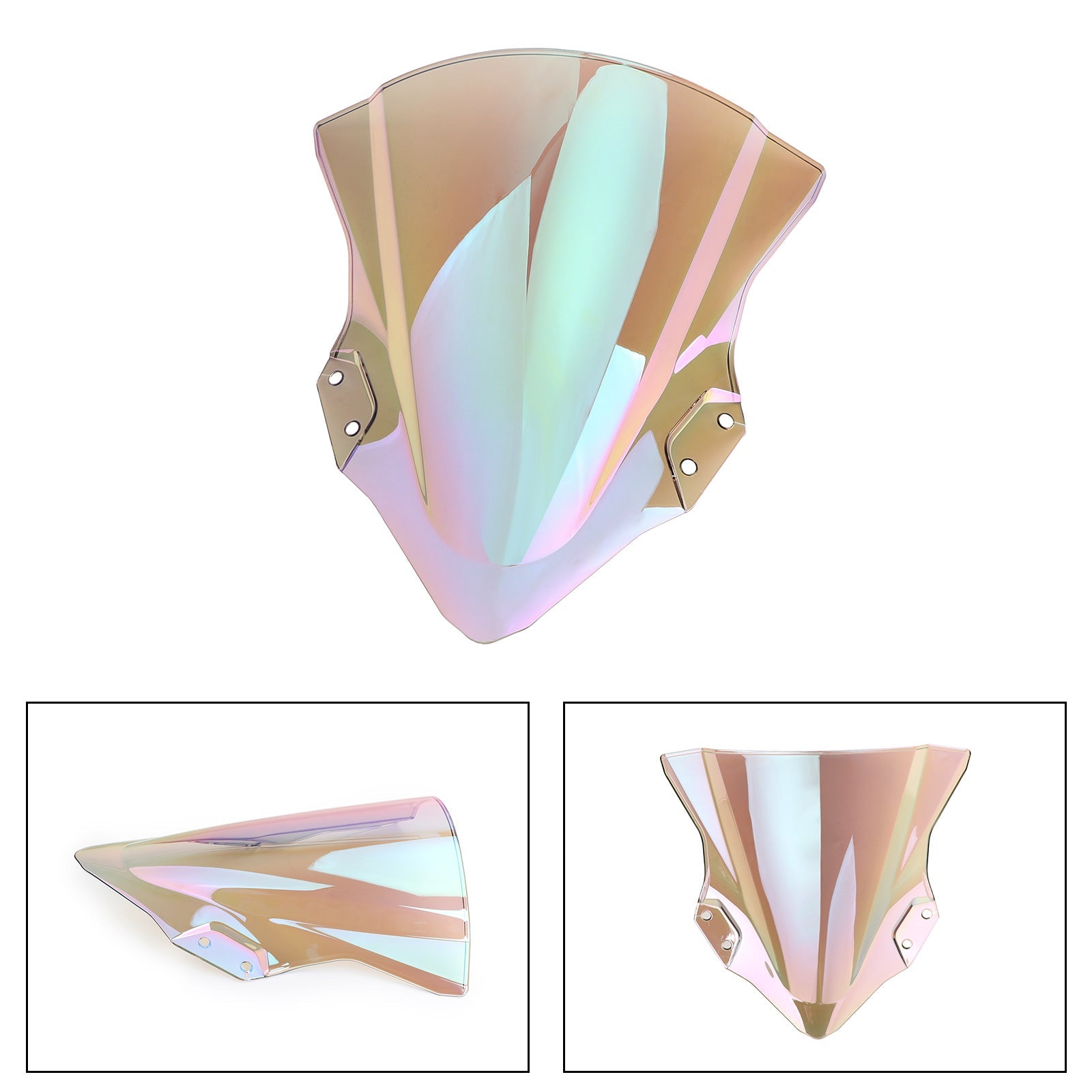 ABS Plastic Motorcycle Windshield Windscreen For Kawasaki 2018-2022 Ninja 400 Generic