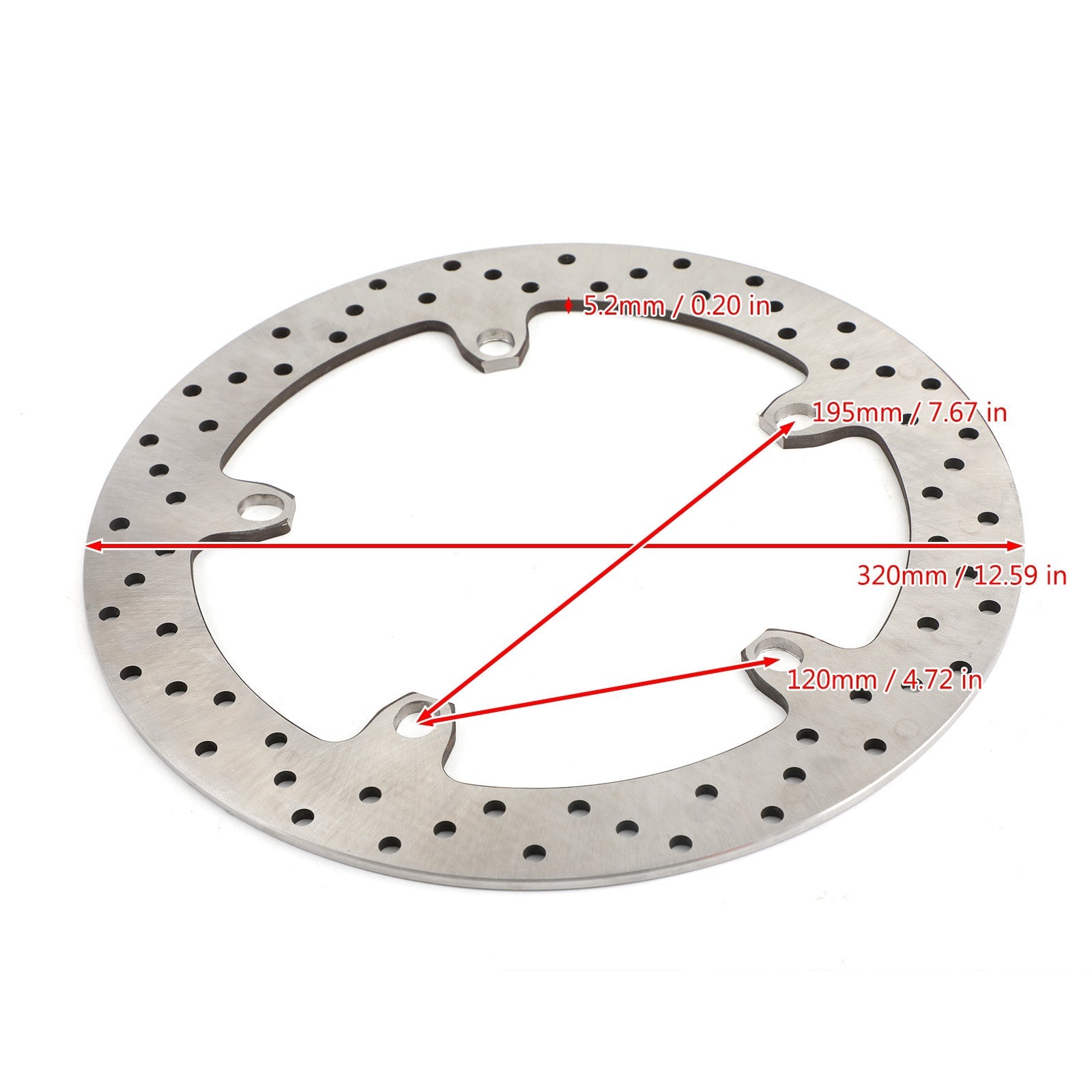 Complete Front Brake Disc Rotor 320mm For BMW S1000R K47 S1000RR K46