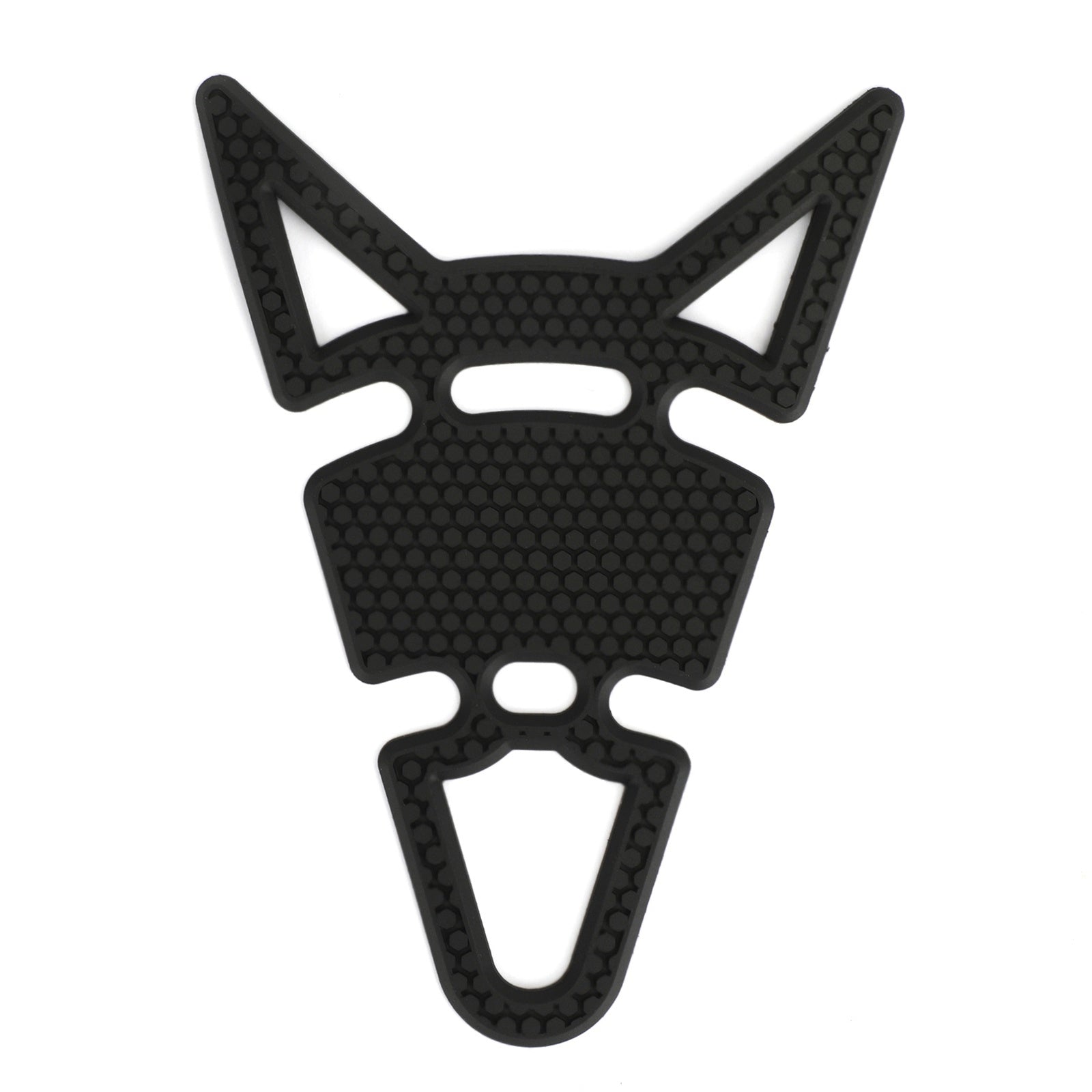 3D Rubber Motorcycle Tank Pad Protector Motorbike Spine Sticker "Cat ears" Look Generic