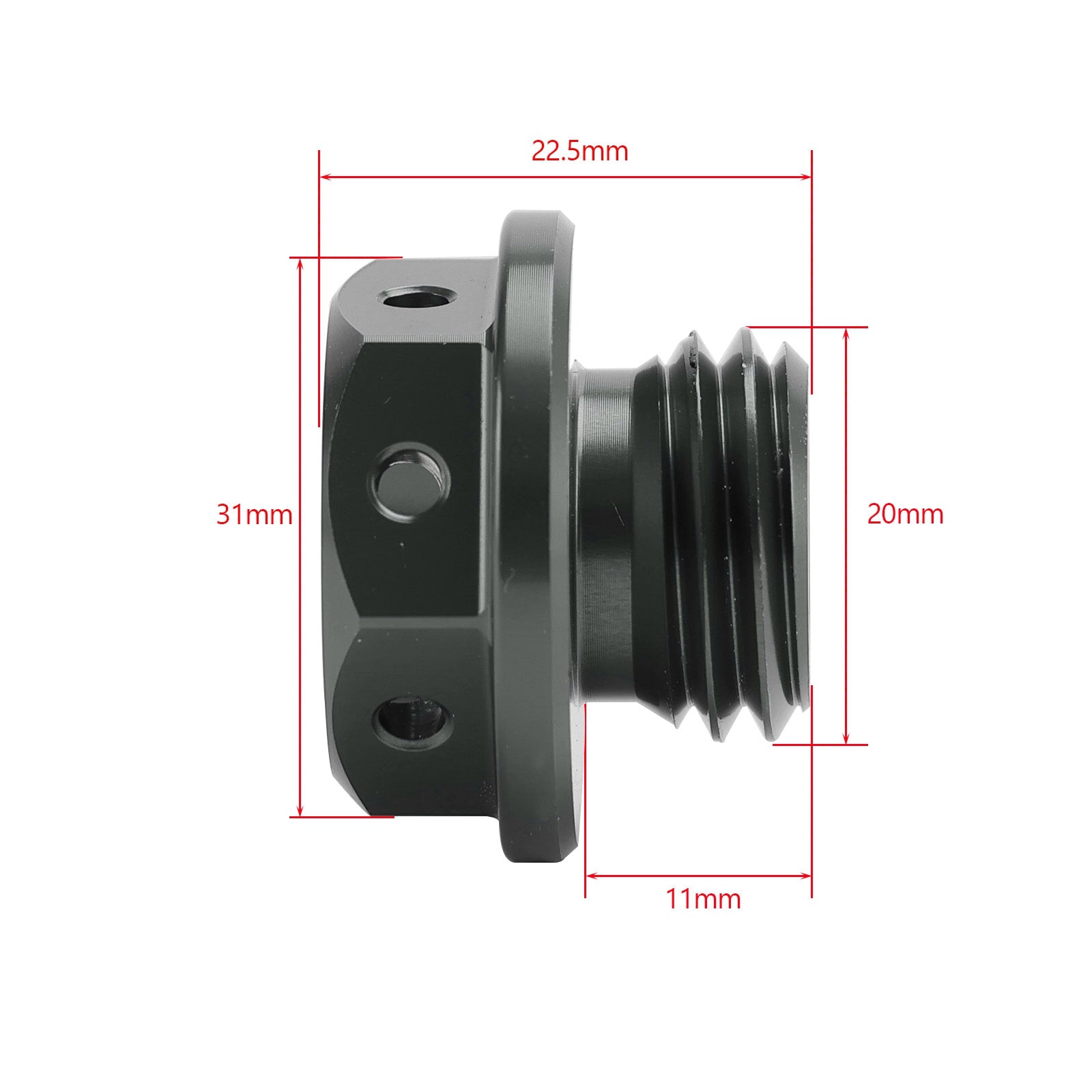 Honda Super Cub 125 C125 TRAIL 125 CT125 2019-2023 Tapón Llenado Aceite CNC M20x2.5