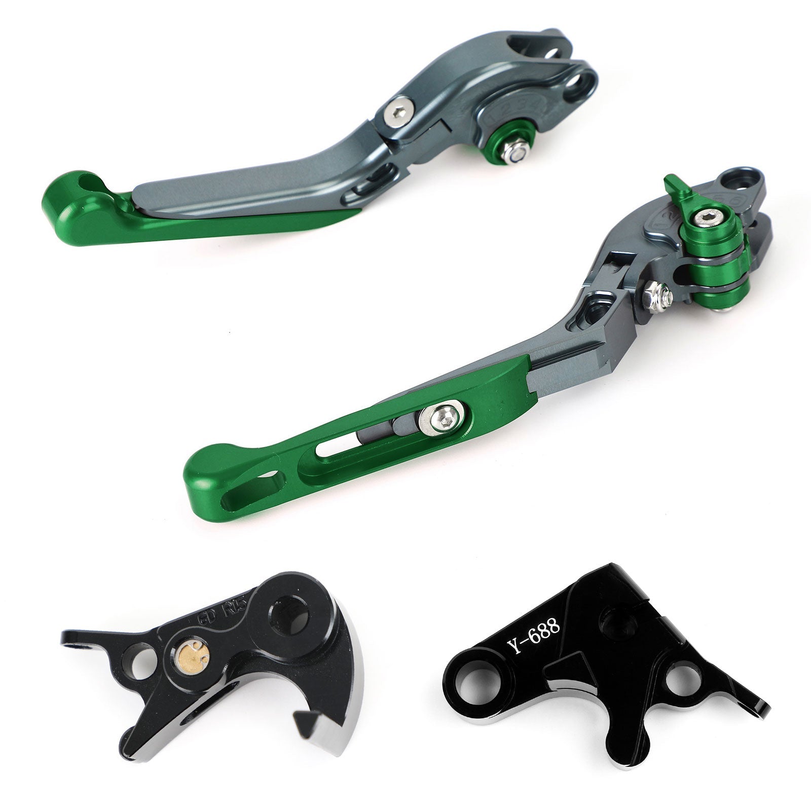 야마하 MT-09 트레이서 900/GT 21-22 YZF R6 17-20 제네릭용 조절식 클러치 브레이크 레버