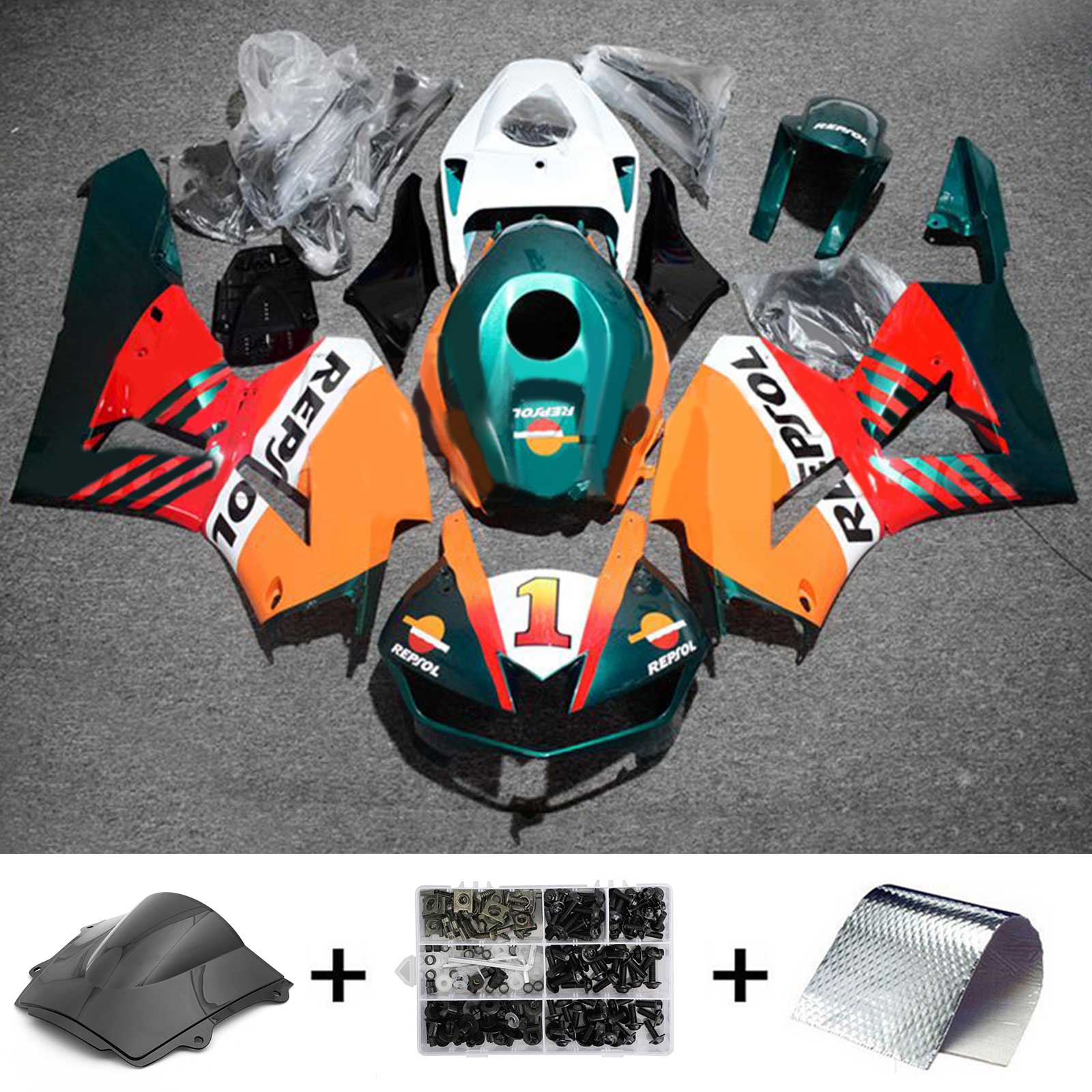 Honda CBR600RR 2013-2023 F5 Kit Carenado Carrocería Plástico ABS