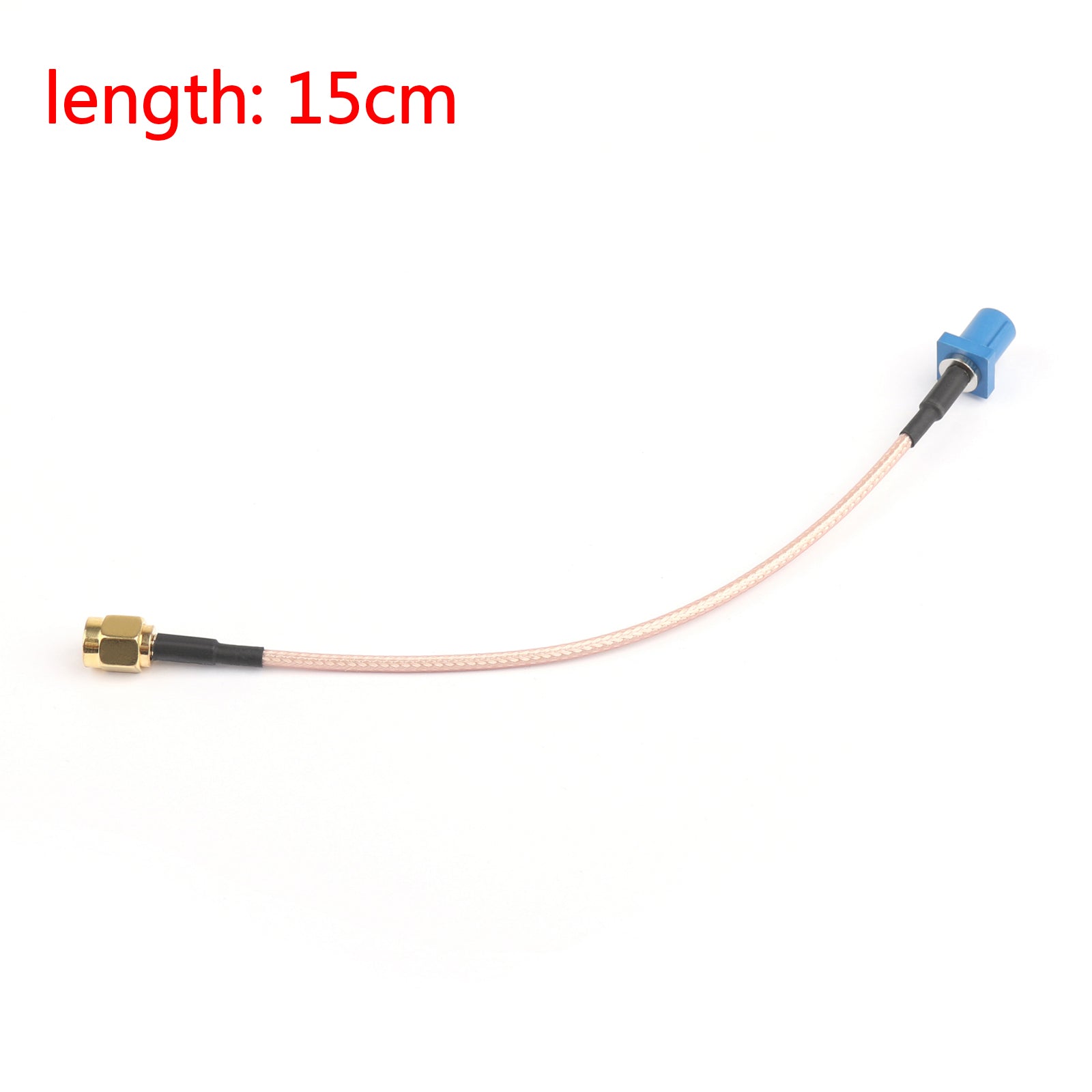 4Pcs 15CM Fakra-C Male Plug To SMA Male Plug RG316 Cable GPS Antenna Extension