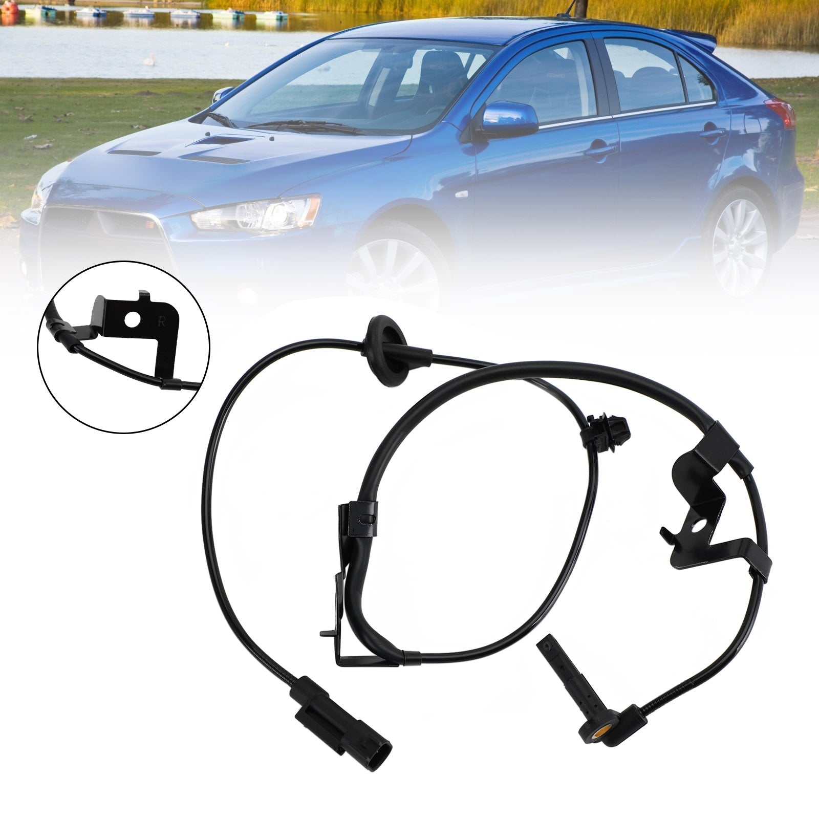 미쓰비시 랜서 아웃랜더 제네릭용 새 후방 우측 ABS 휠 속도 센서 4670A584