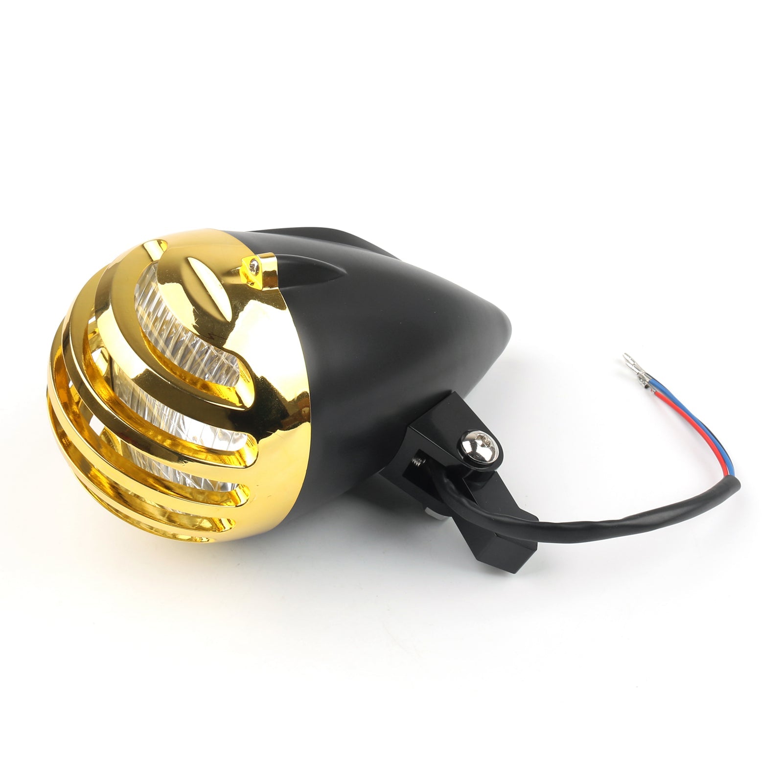 Motorcycle 5 1/2'' Bullet Headlight Lamp For Chopper Bobber Old School Custom