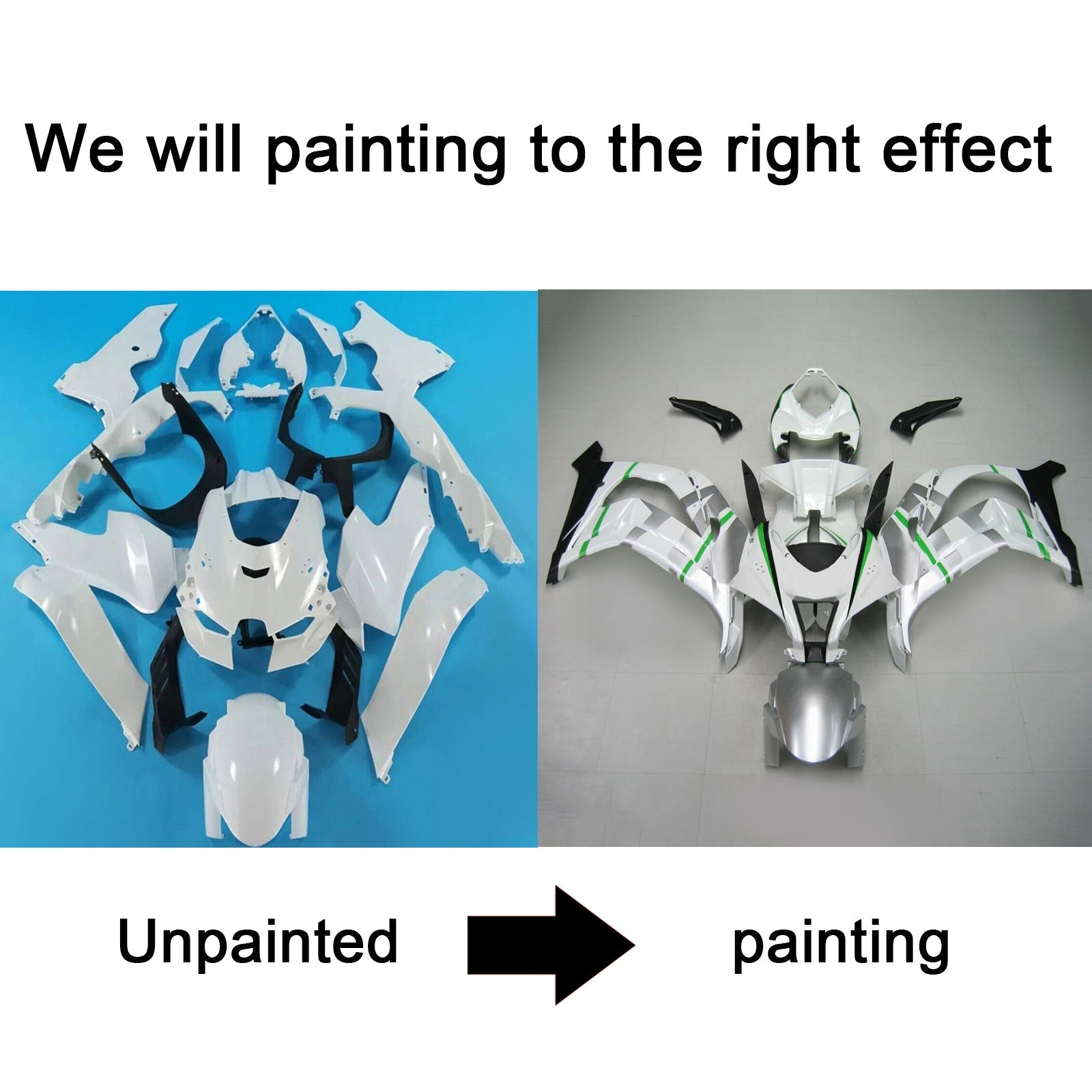 Kawasaki ZX-10R ZX-10RR 2021-2025 Fairing Kit Bodywork ABS