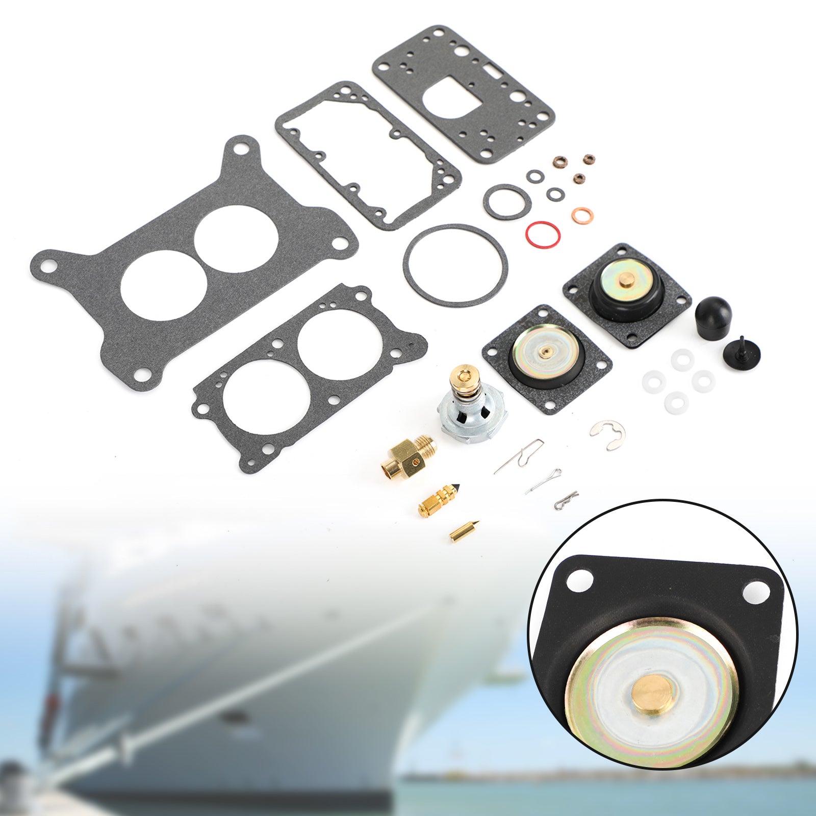 Carburetor Carb Rebuild Kit for Volvo Penta 21533400 4.3L 5.0L 5.7L